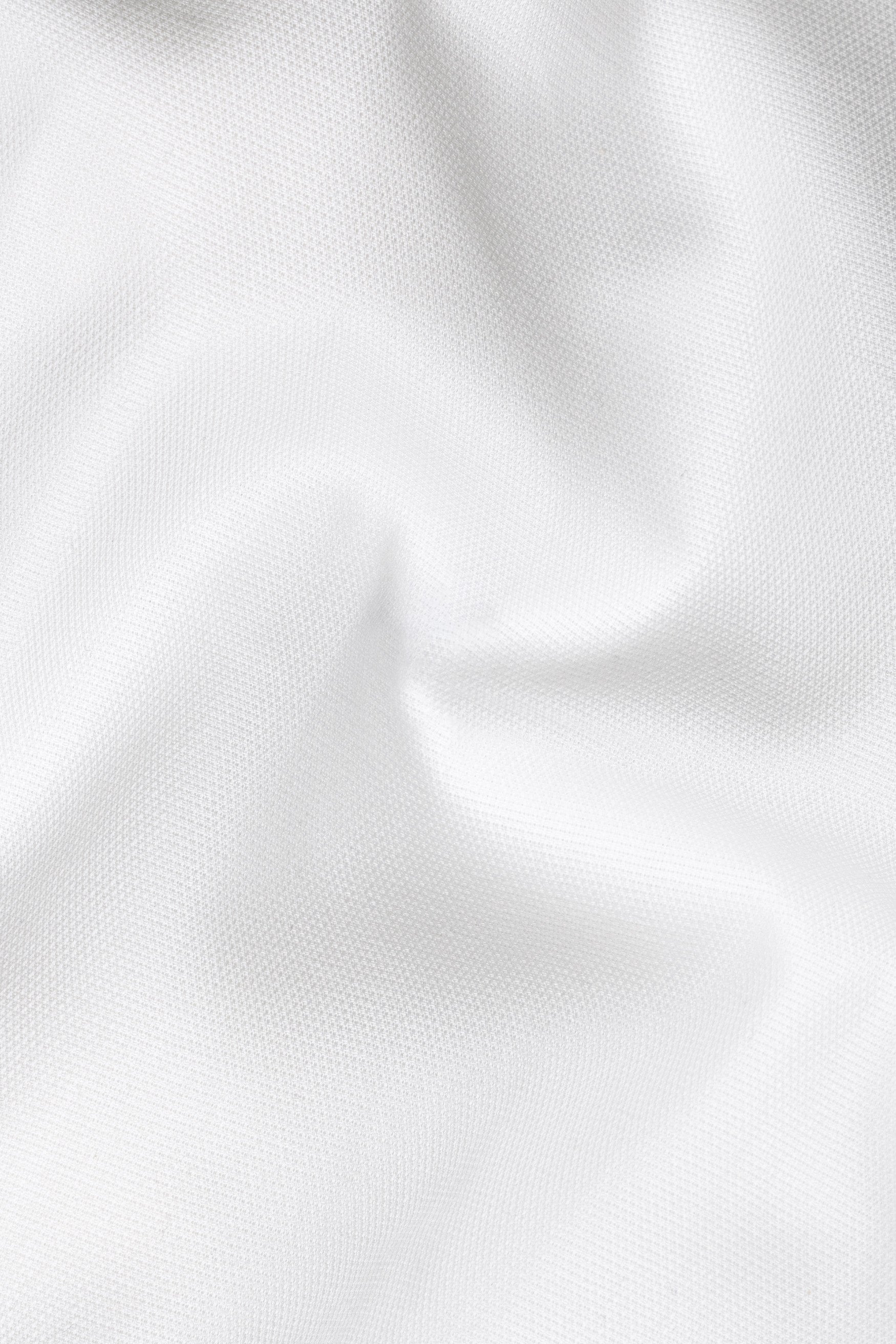 Bright White Dobby Premium Giza Cotton Shirt
