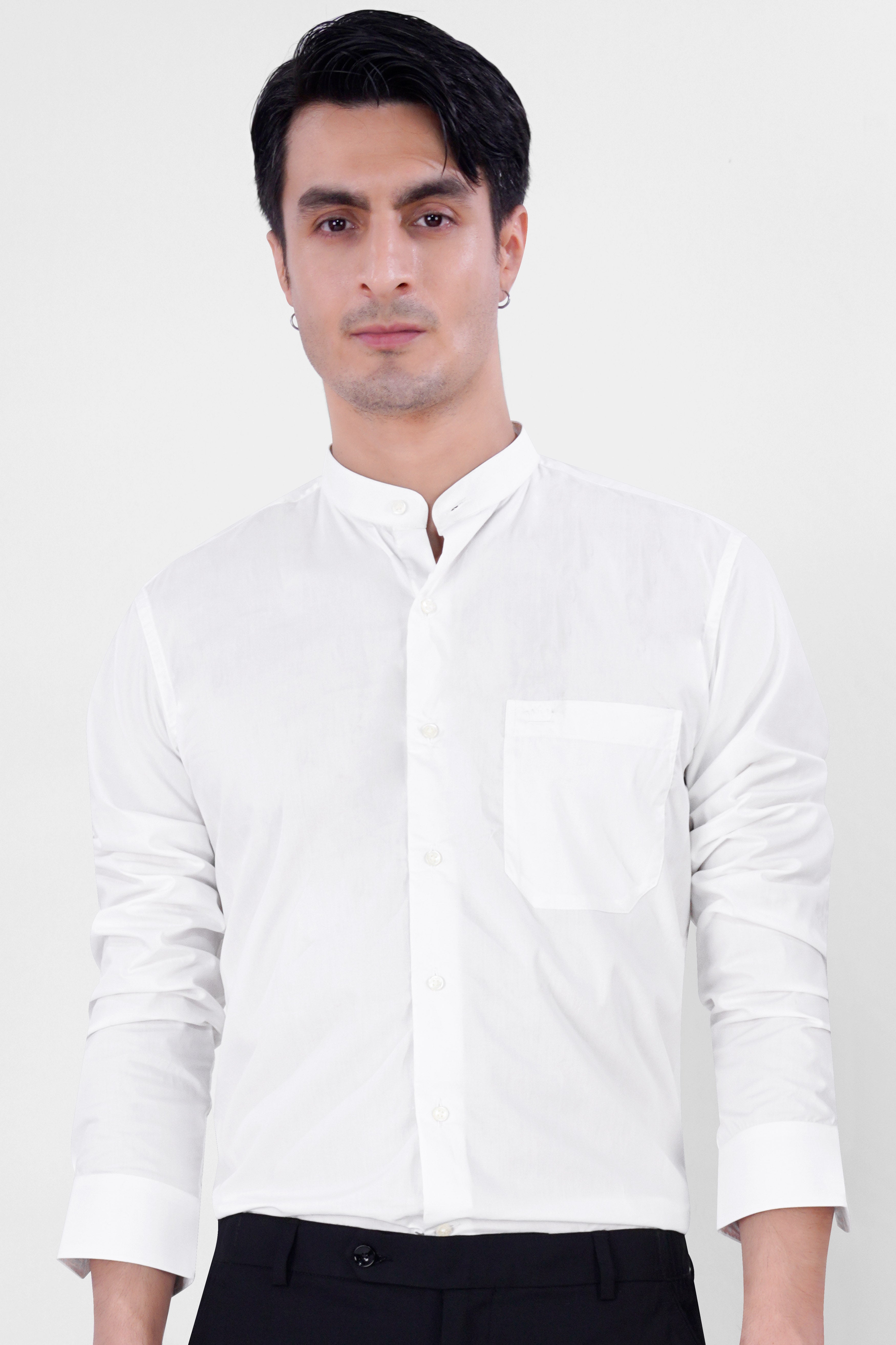 Bright White Premium Cotton Shirt