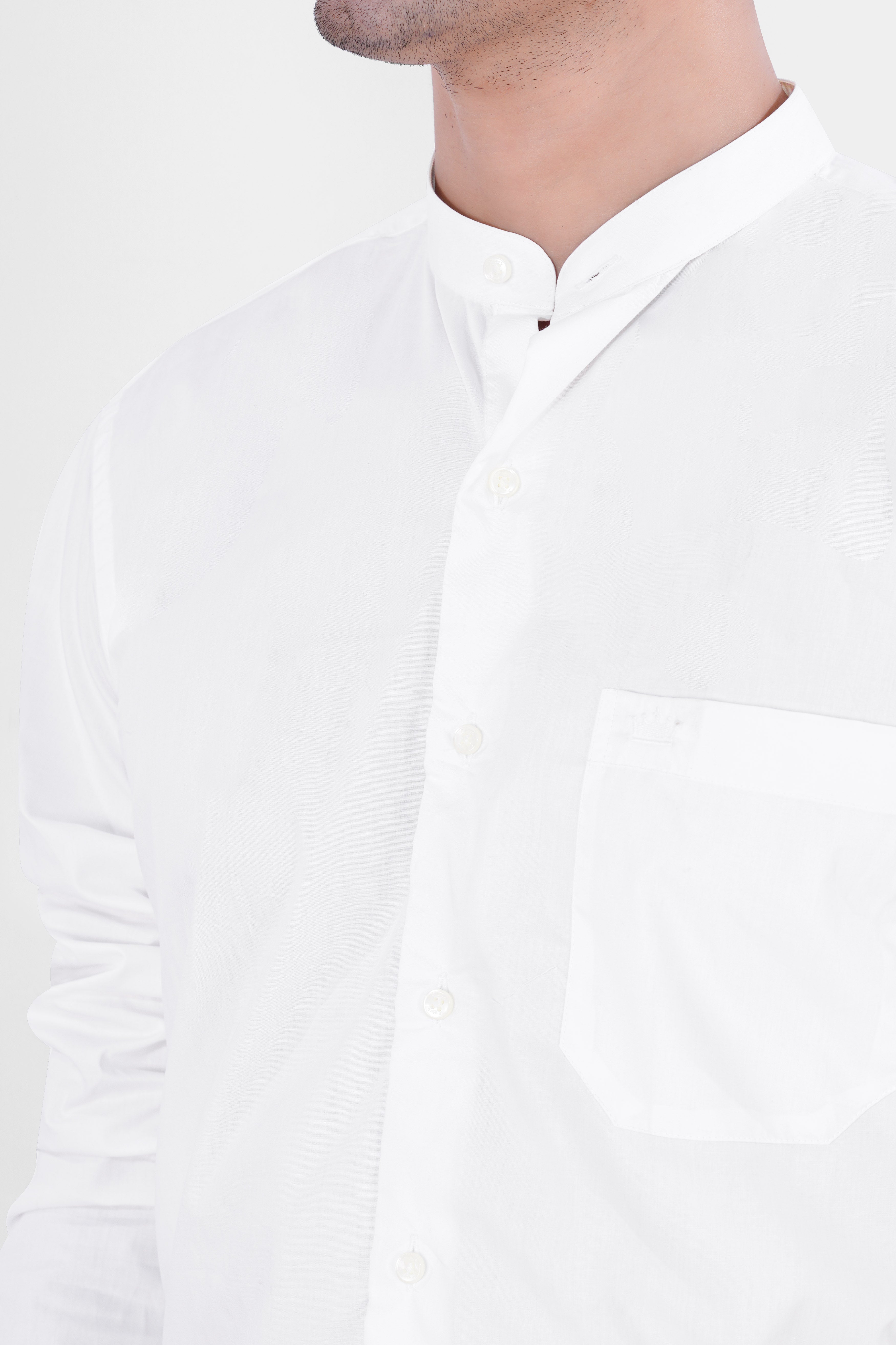 Bright White Premium Cotton Shirt