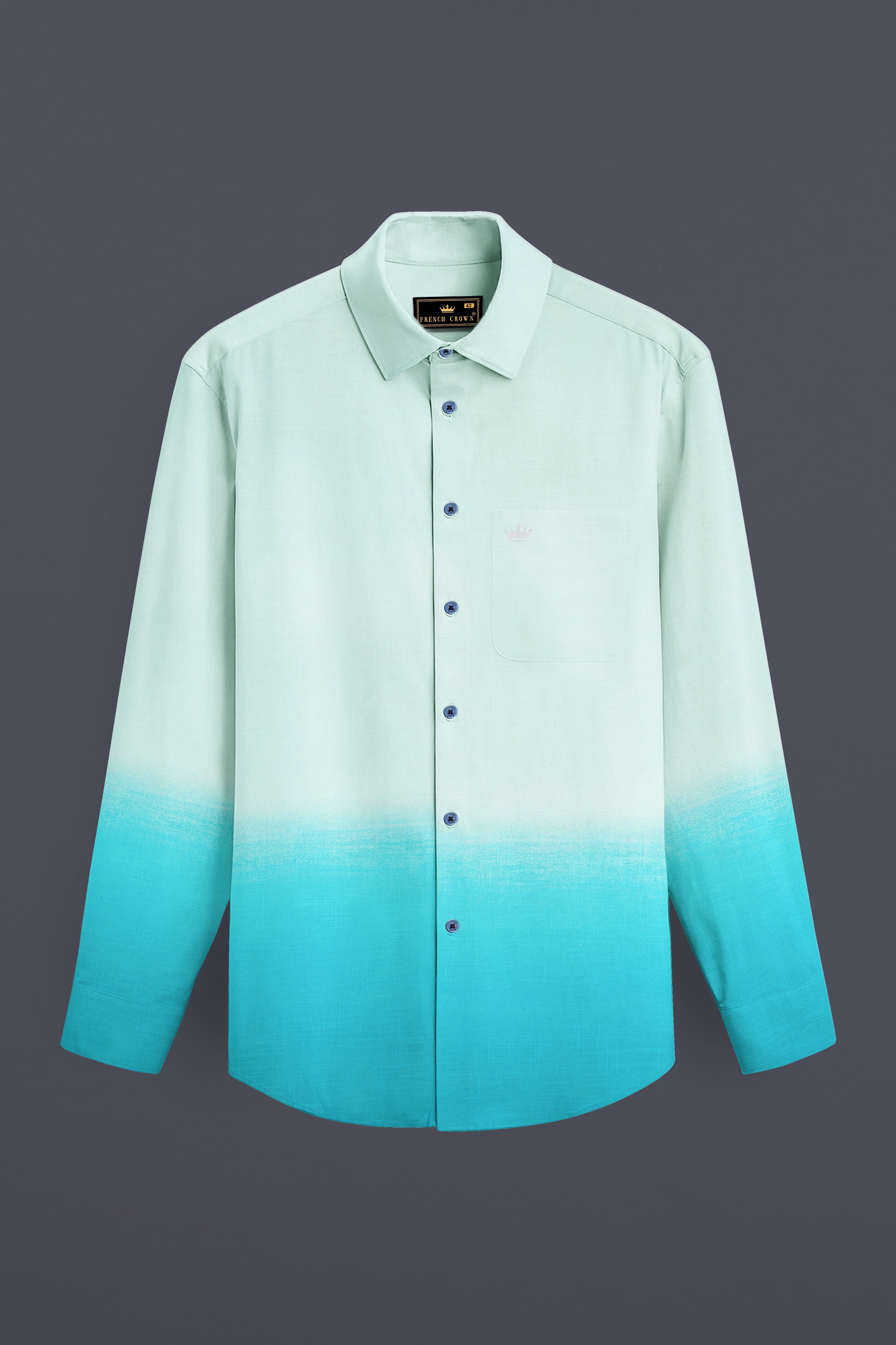 Oyster Bay with Blizzard Blue Royal Oxford Overshirt/Shacket