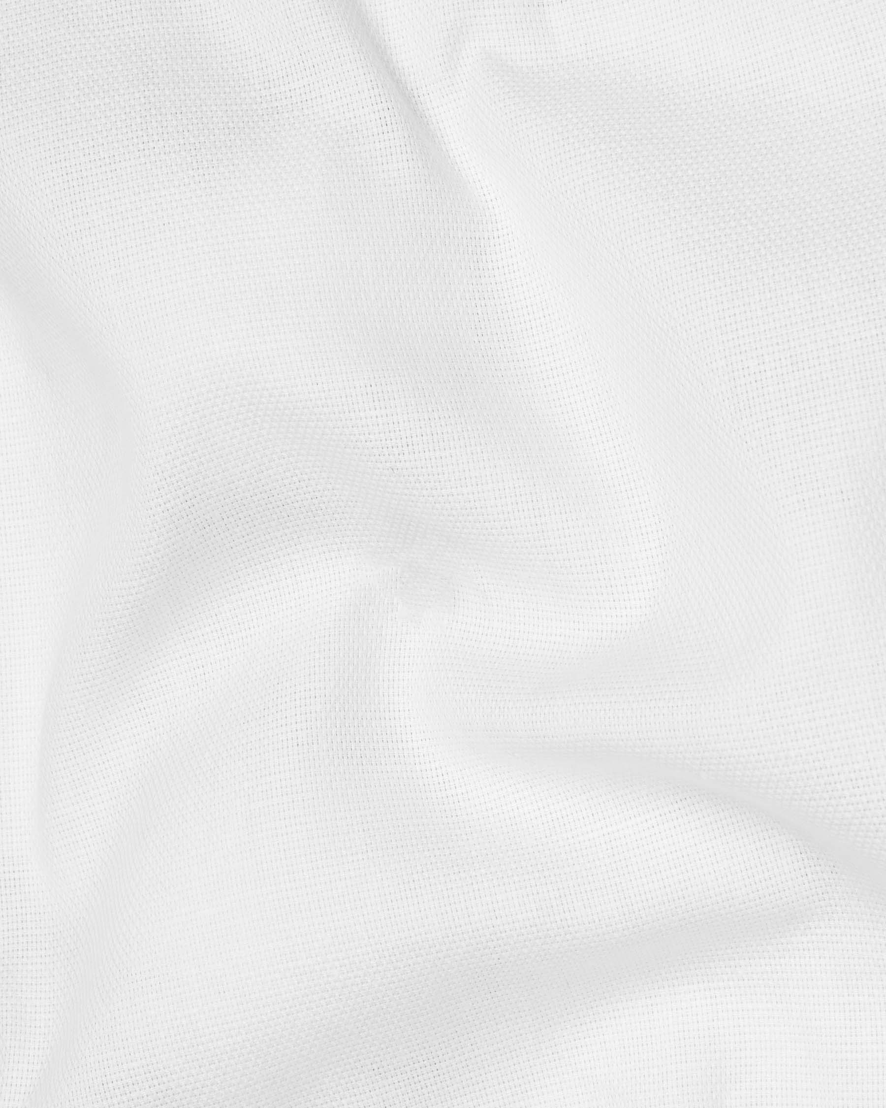 Bright White Dobby Premium Giza Cotton Shirt