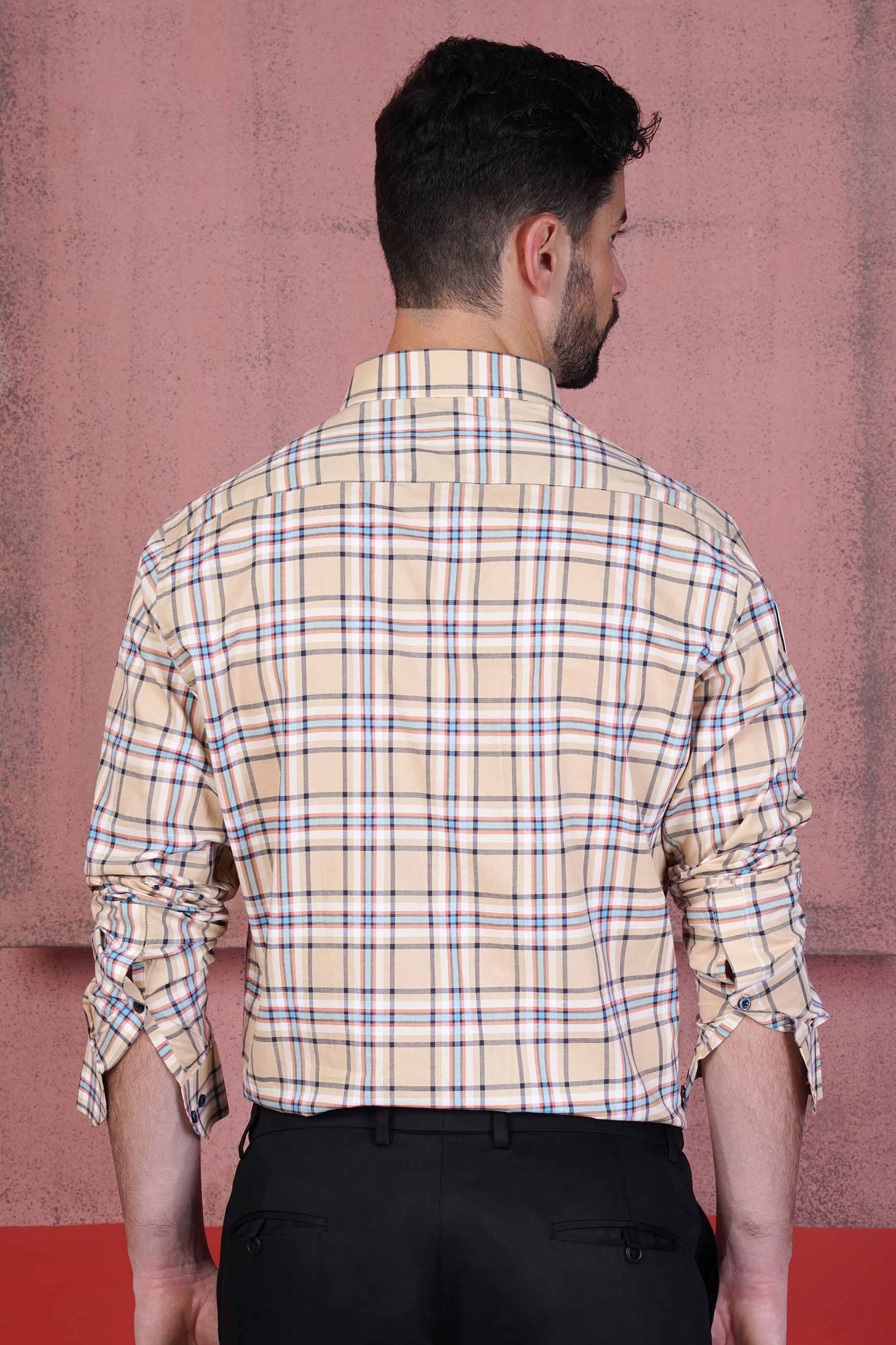 Wayfer Brown and Cinder Blue Plaid with Patchwork Premium Cotton Designer Shirt 6117-BD-BLE-E278-38, 6117-BD-BLE-E278-H-38, 6117-BD-BLE-E278-39, 6117-BD-BLE-E278-H-39, 6117-BD-BLE-E278-40, 6117-BD-BLE-E278-H-40, 6117-BD-BLE-E278-42, 6117-BD-BLE-E278-H-42, 6117-BD-BLE-E278-44, 6117-BD-BLE-E278-H-44, 6117-BD-BLE-E278-46, 6117-BD-BLE-E278-H-46, 6117-BD-BLE-E278-48, 6117-BD-BLE-E278-H-48, 6117-BD-BLE-E278-50, 6117-BD-BLE-E278-H-50, 6117-BD-BLE-E278-52, 6117-BD-BLE-E278-H-52