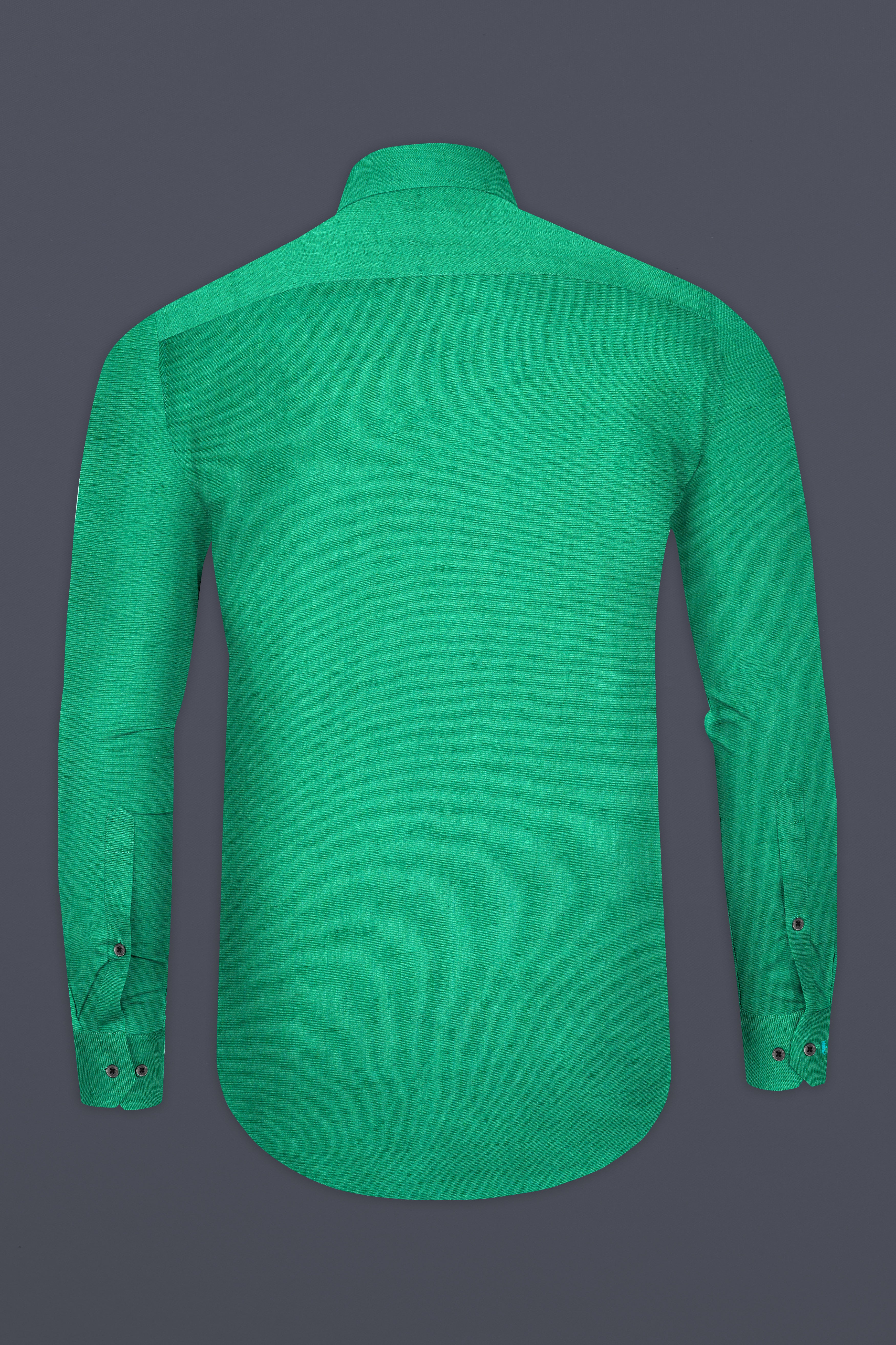 Jade Green Luxurious Linen Shirt