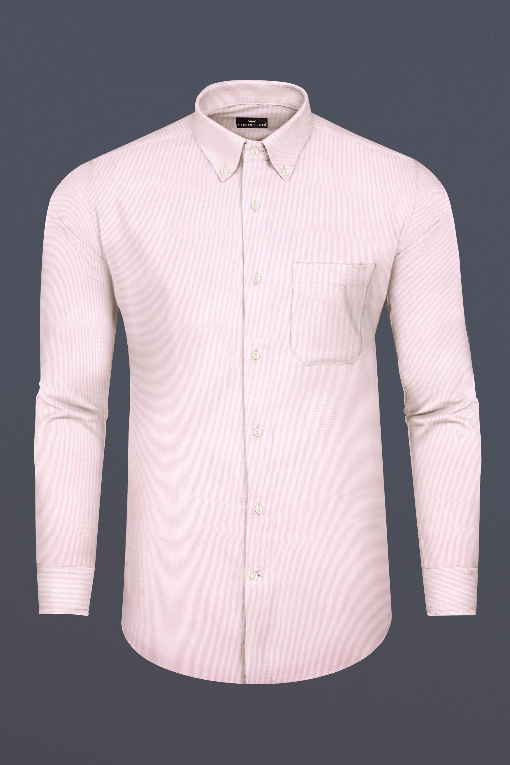 Pippin Pink Pin Striped Premium Cotton Shirt