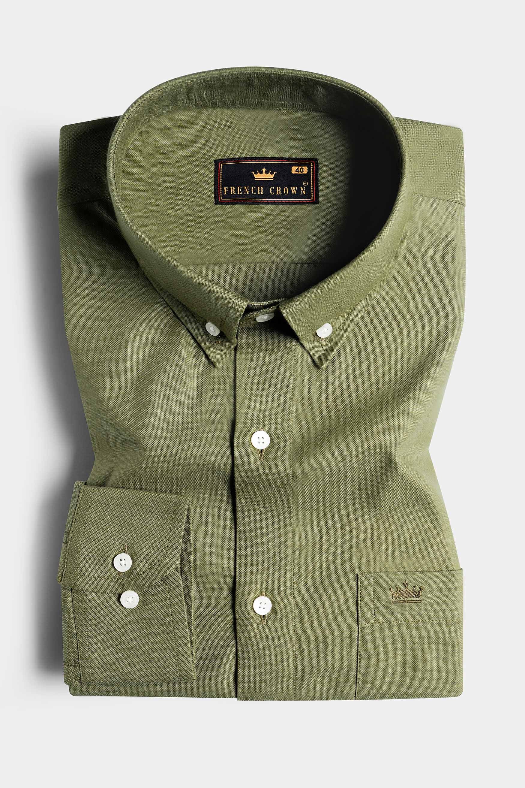 Moss Green Hand Painted Royal Oxford Designer Shirt 6265-BD-ART-38, 6265-BD-ART-H-38, 6265-BD-ART-39, 6265-BD-ART-H-39, 6265-BD-ART-40, 6265-BD-ART-H-40, 6265-BD-ART-42, 6265-BD-ART-H-42, 6265-BD-ART-44, 6265-BD-ART-H-44, 6265-BD-ART-46, 6265-BD-ART-H-46, 6265-BD-ART-48, 6265-BD-ART-H-48, 6265-BD-ART-50, 6265-BD-ART-H-50, 6265-BD-ART-52, 6265-BD-ART-H-52