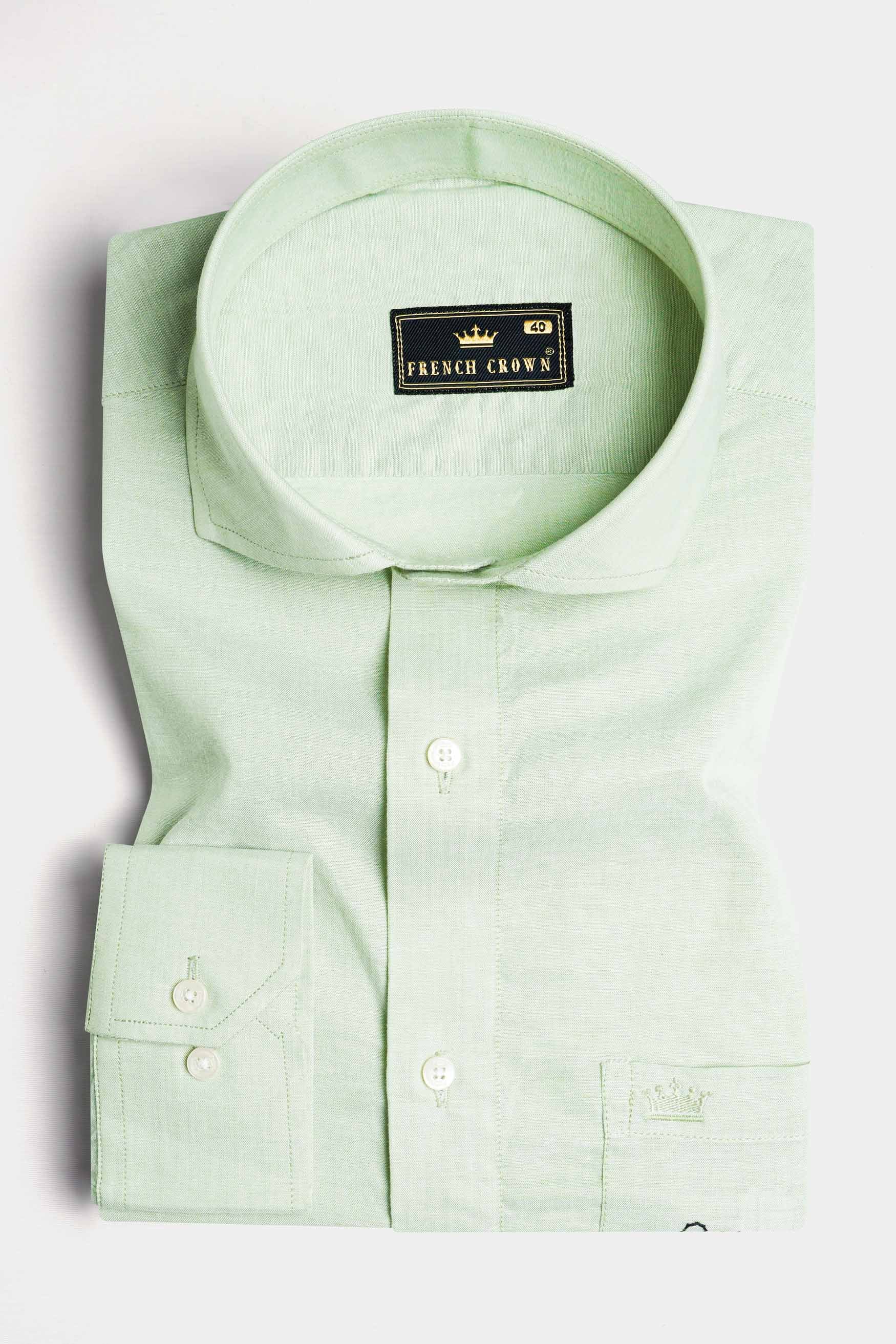 Surf Crest Green Funky Embroidered Royal Oxford Designer Shirt 6337-CA-E180-38, 6337-CA-E180-H-38, 6337-CA-E180-39, 6337-CA-E180-H-39, 6337-CA-E180-40, 6337-CA-E180-H-40, 6337-CA-E180-42, 6337-CA-E180-H-42, 6337-CA-E180-44, 6337-CA-E180-H-44, 6337-CA-E180-46, 6337-CA-E180-H-46, 6337-CA-E180-48, 6337-CA-E180-H-48, 6337-CA-E180-50, 6337-CA-E180-H-50, 6337-CA-E180-52, 6337-CA-E180-H-52