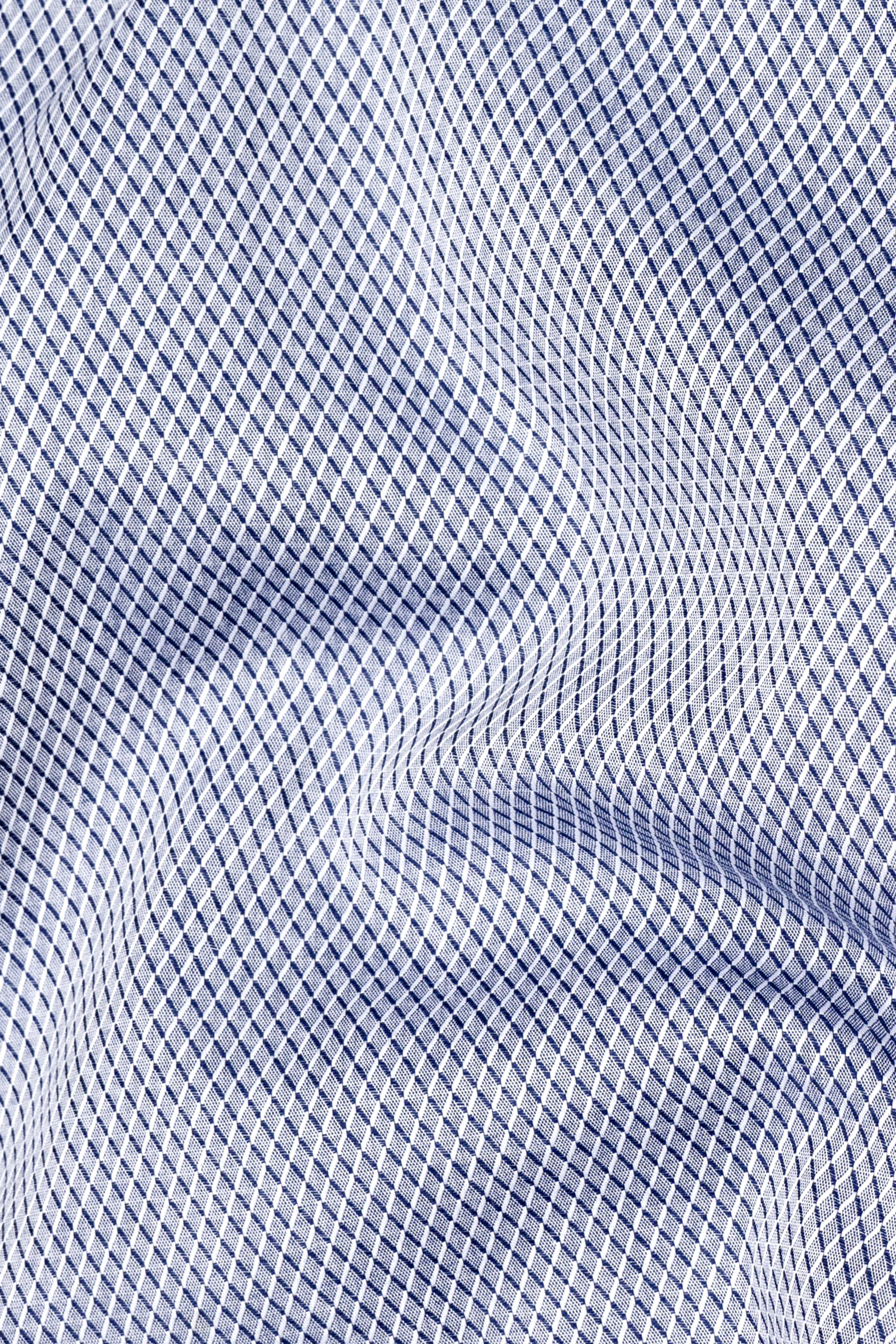 White and Cloud Burst Blue Royal Oxford Shirt