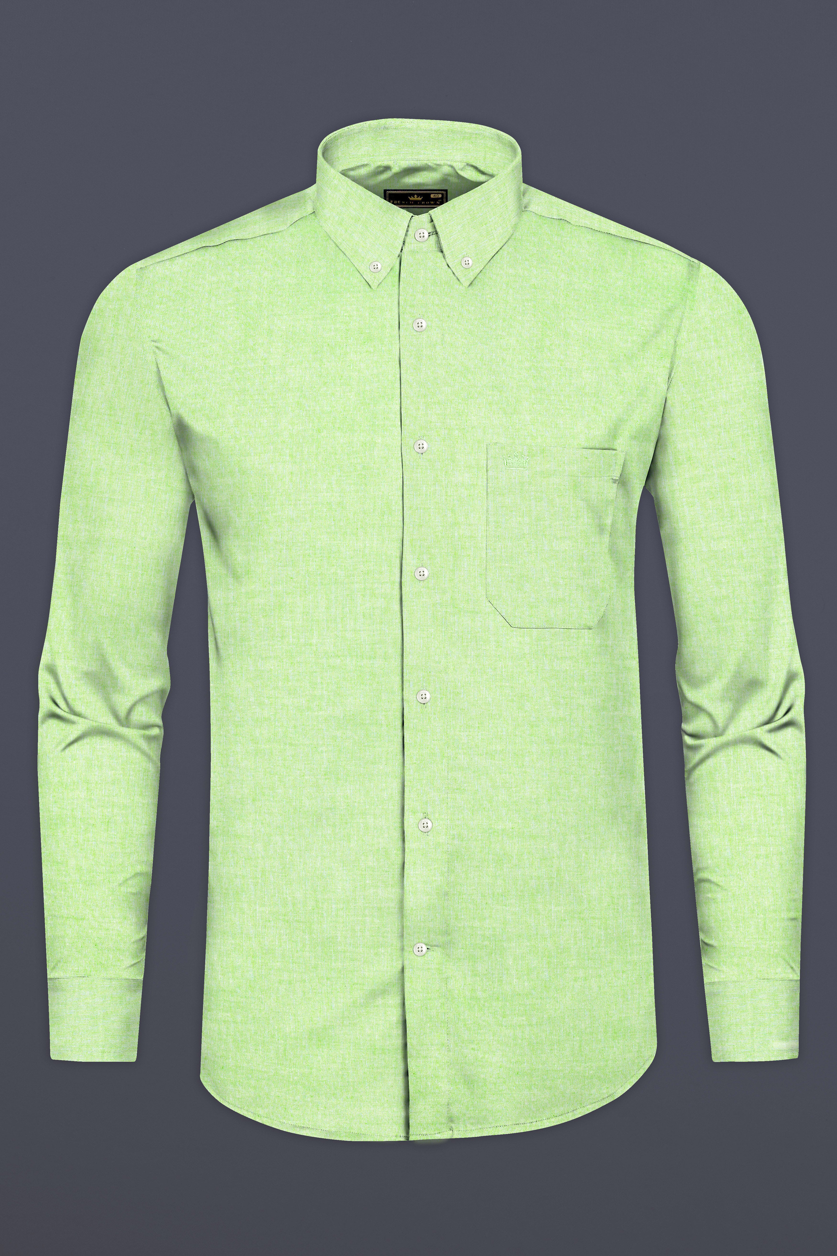 Washed Out Green Royal Oxford Shirt