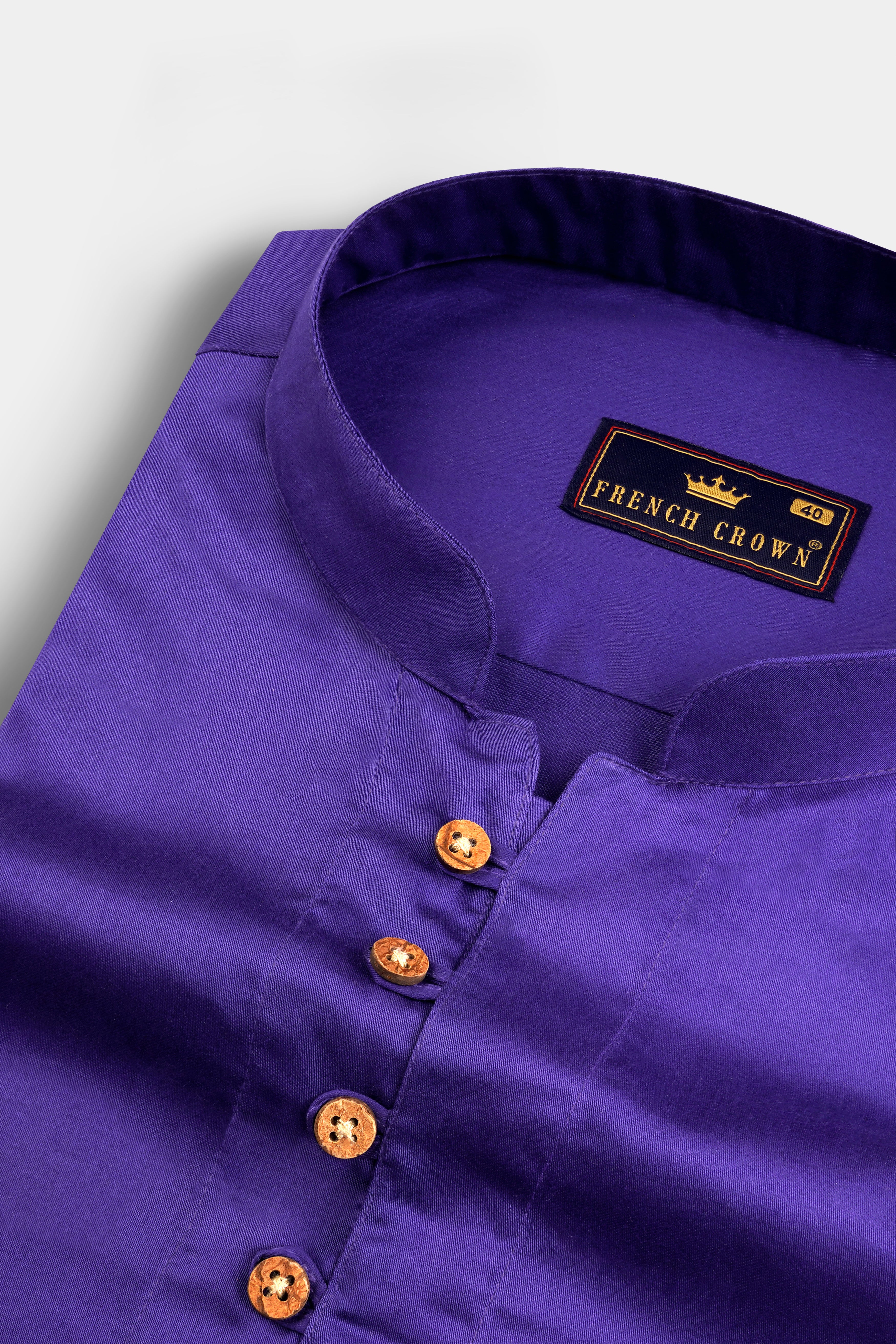 Windsor Purple Super Soft Premium Cotton Kurta Shirt