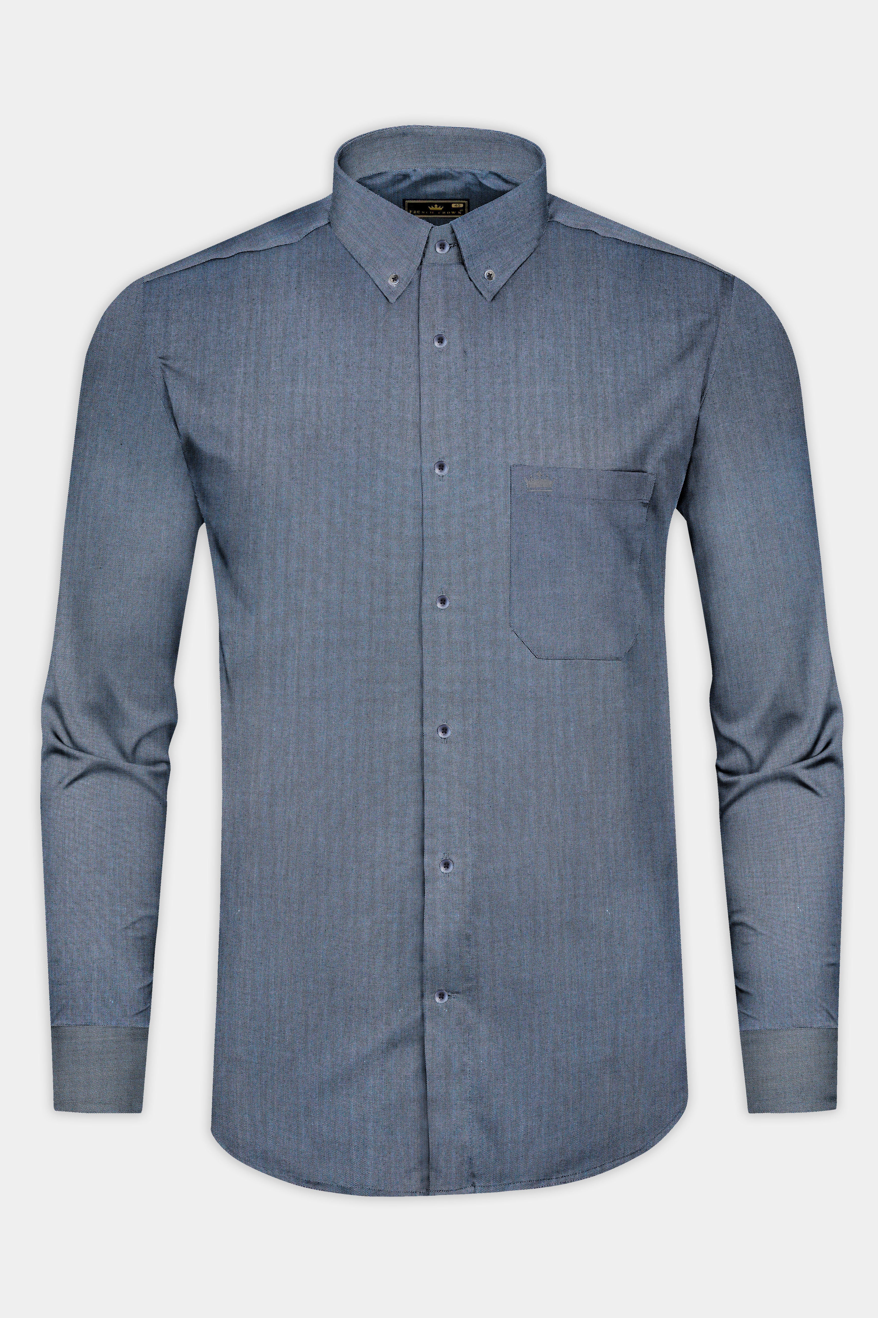 Mist Gray Heavyweight Royal Oxford Shirt