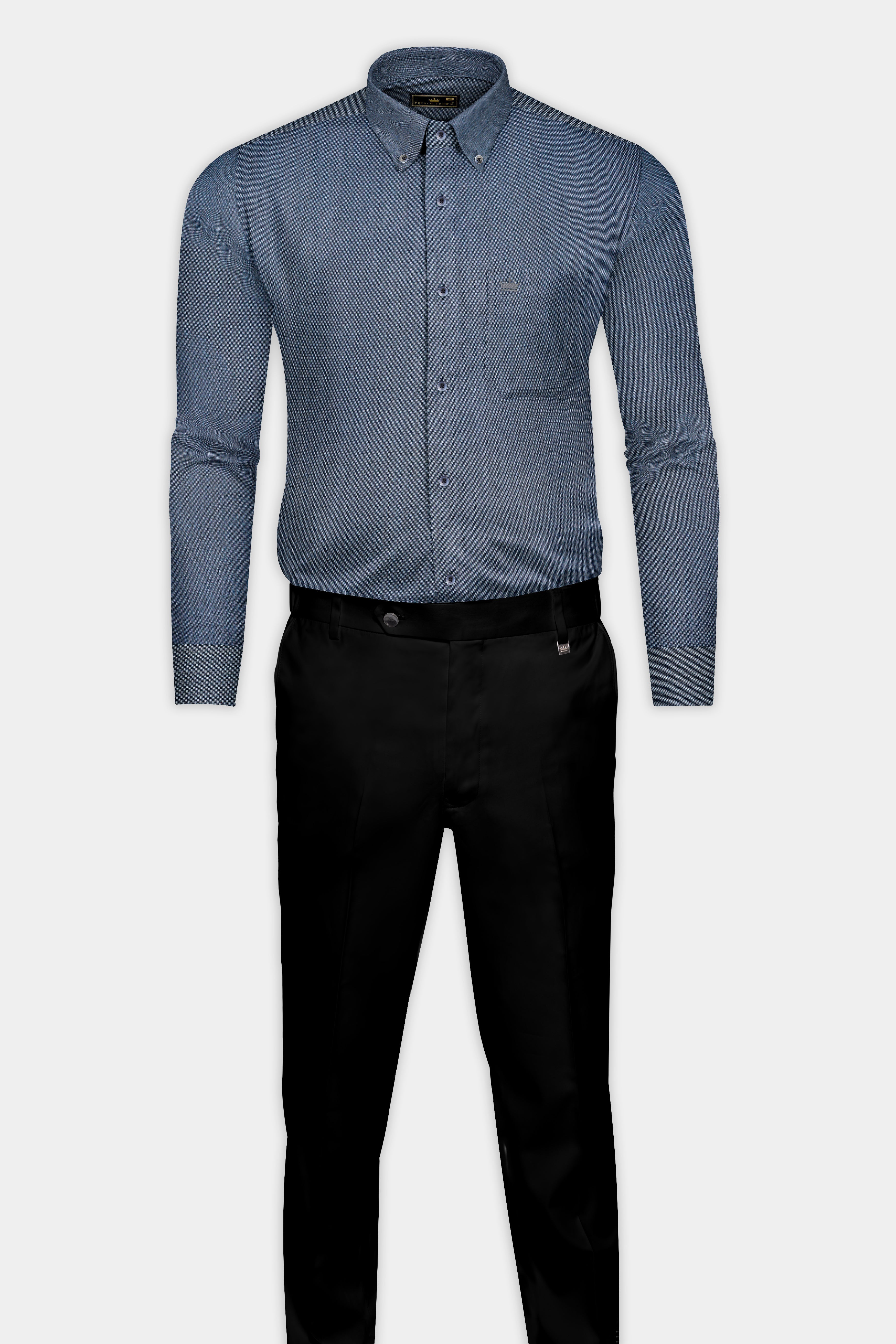 Mist Gray Heavyweight Royal Oxford Shirt