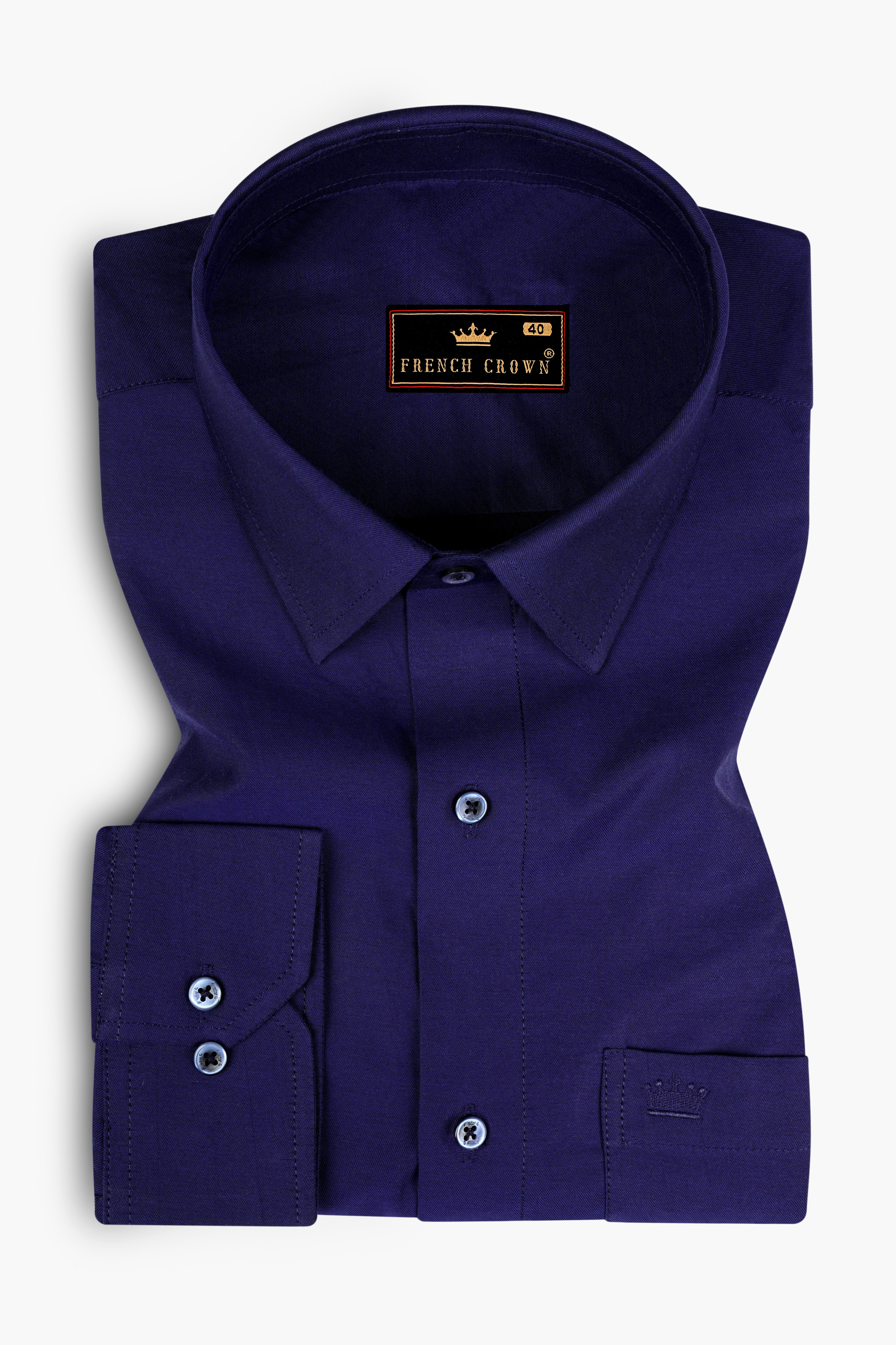 Martinique Blue Super Soft Premium Cotton Shirt