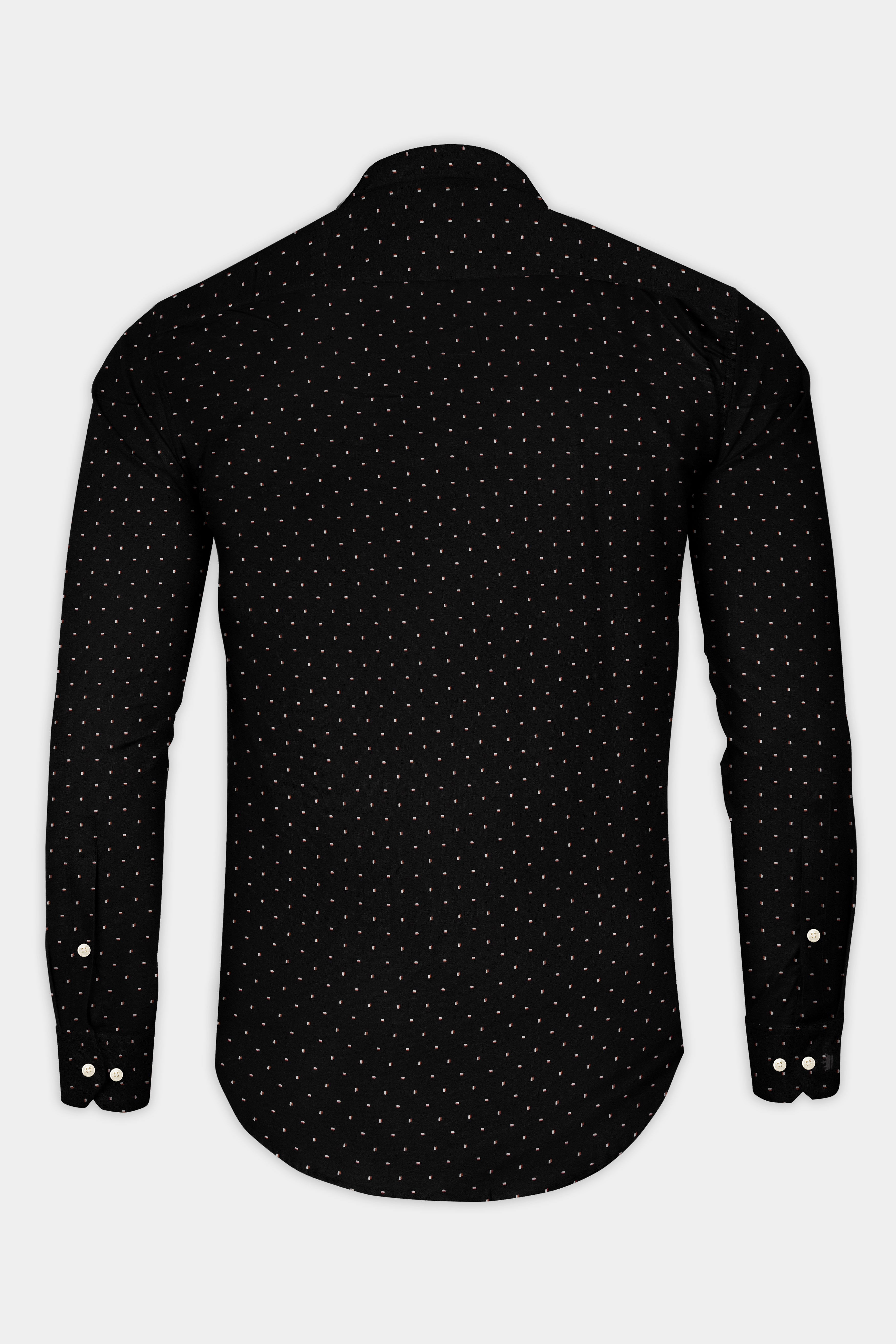 Jade Black Printed Super Soft Premium Cotton Shirt