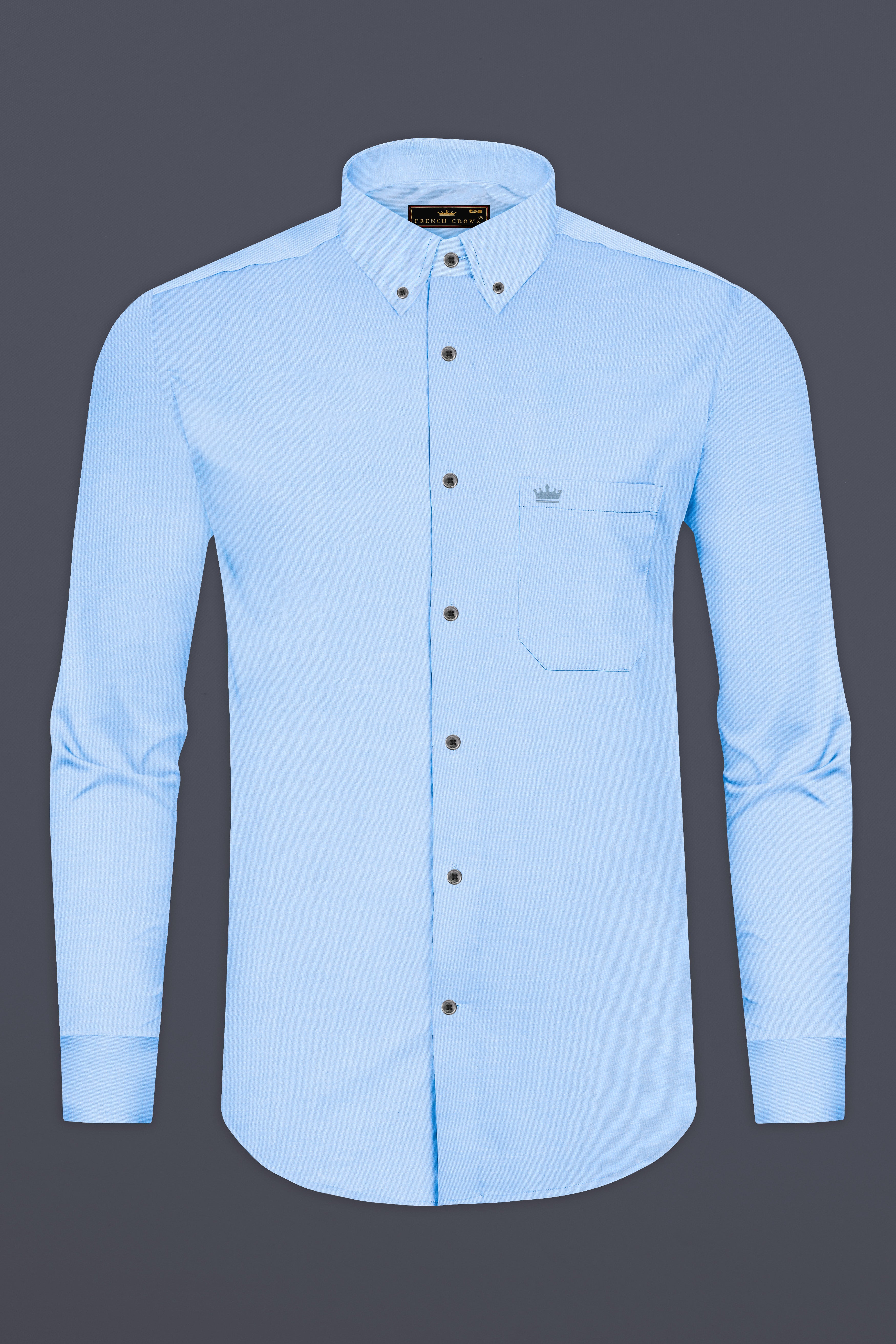 Perano Blue Royal Oxford Shirt