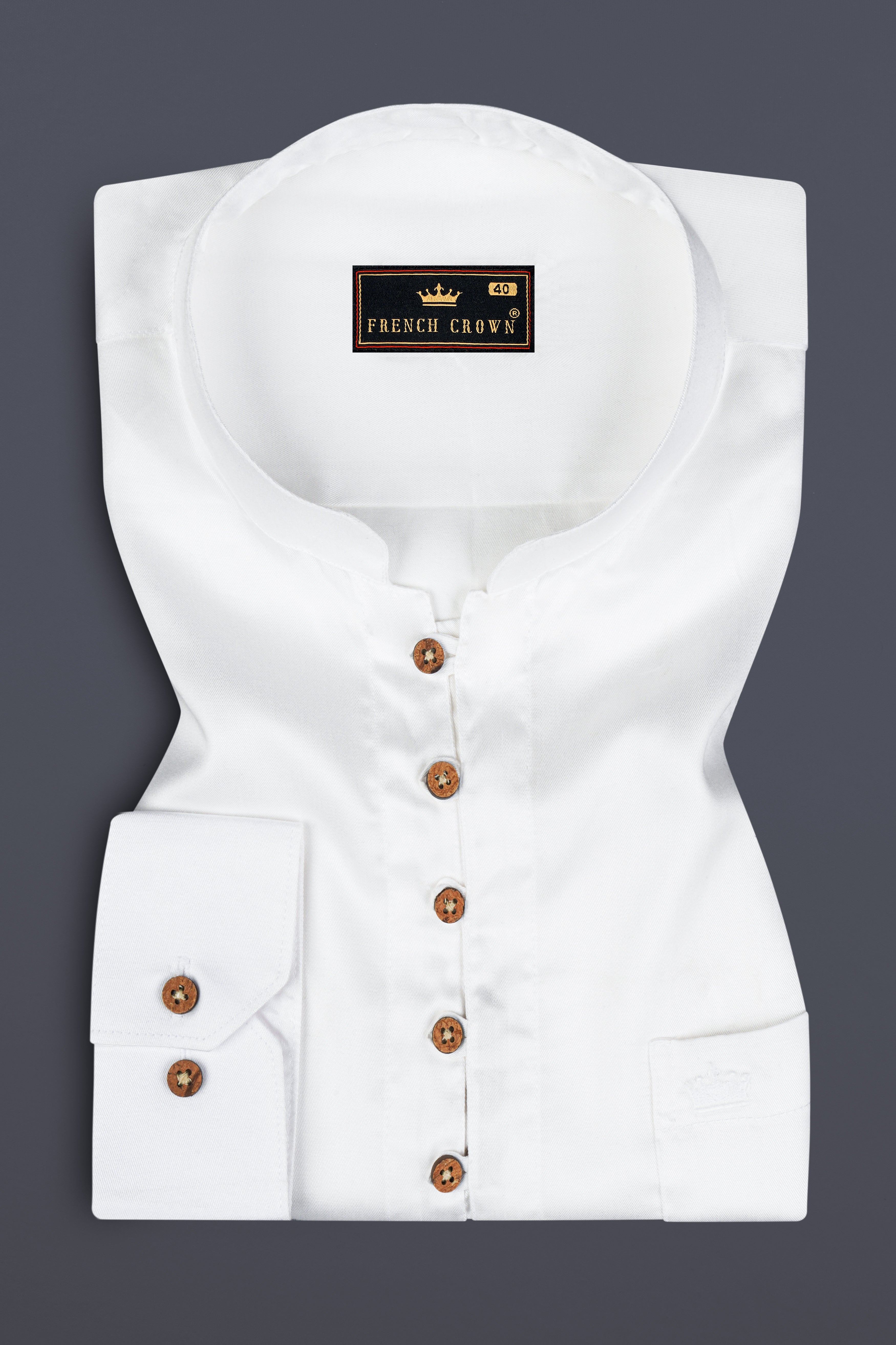 Bright White Premium Tencel Kurta Shirt