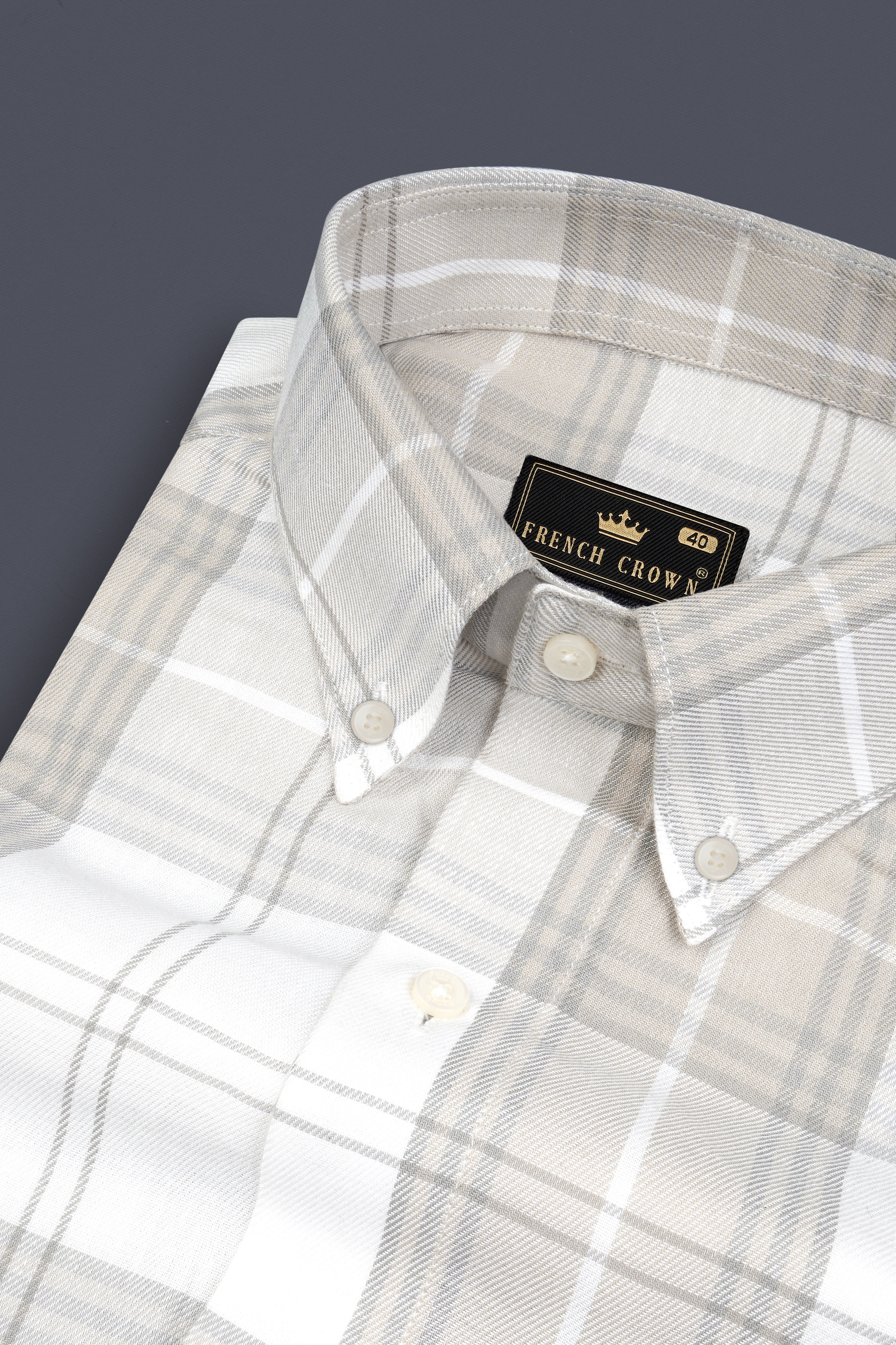 Mercury with Rodeo Dust Brown Plaid Premium Tencel Shirt