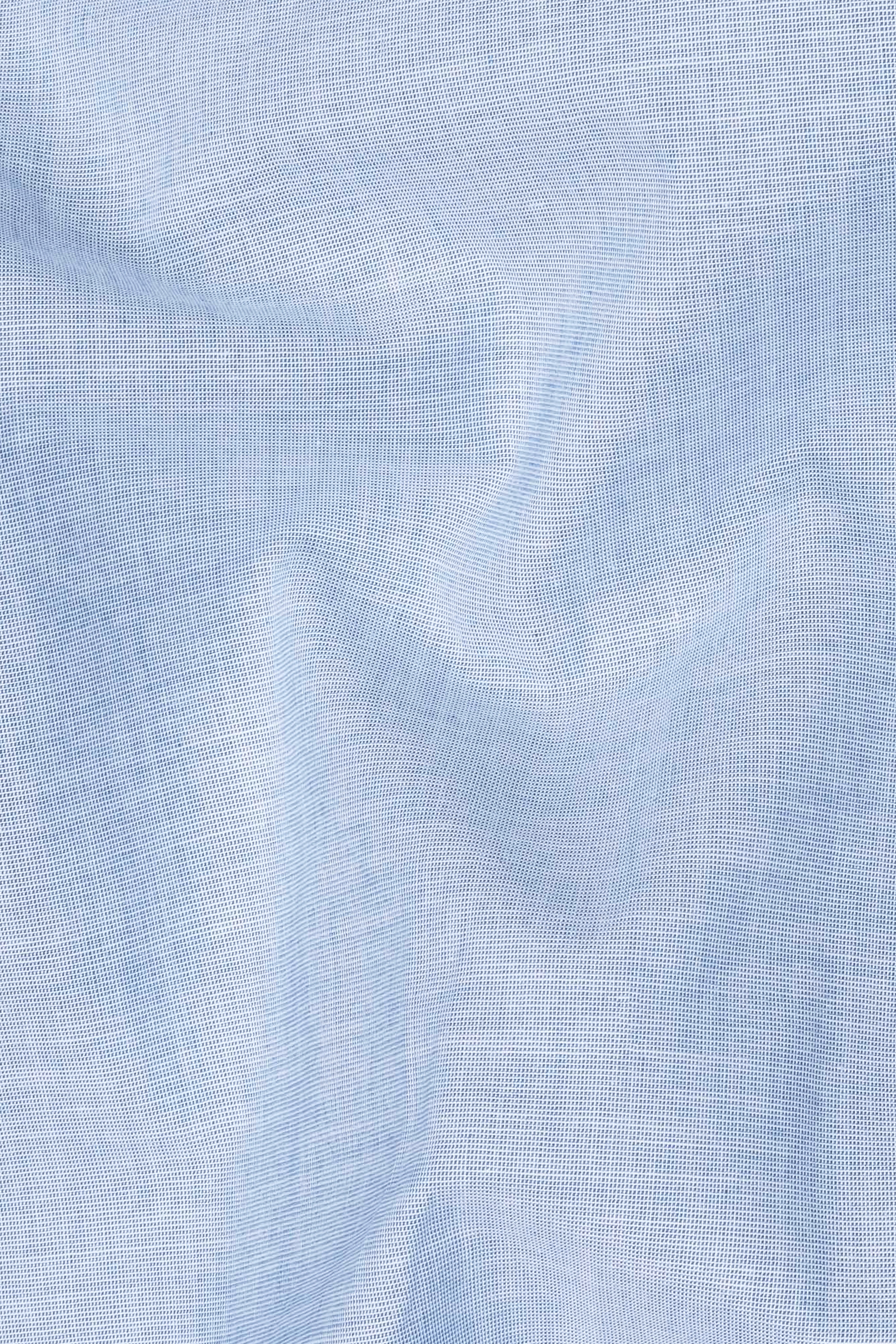 Pale Cerulean Blue Premium Cotton Shirt