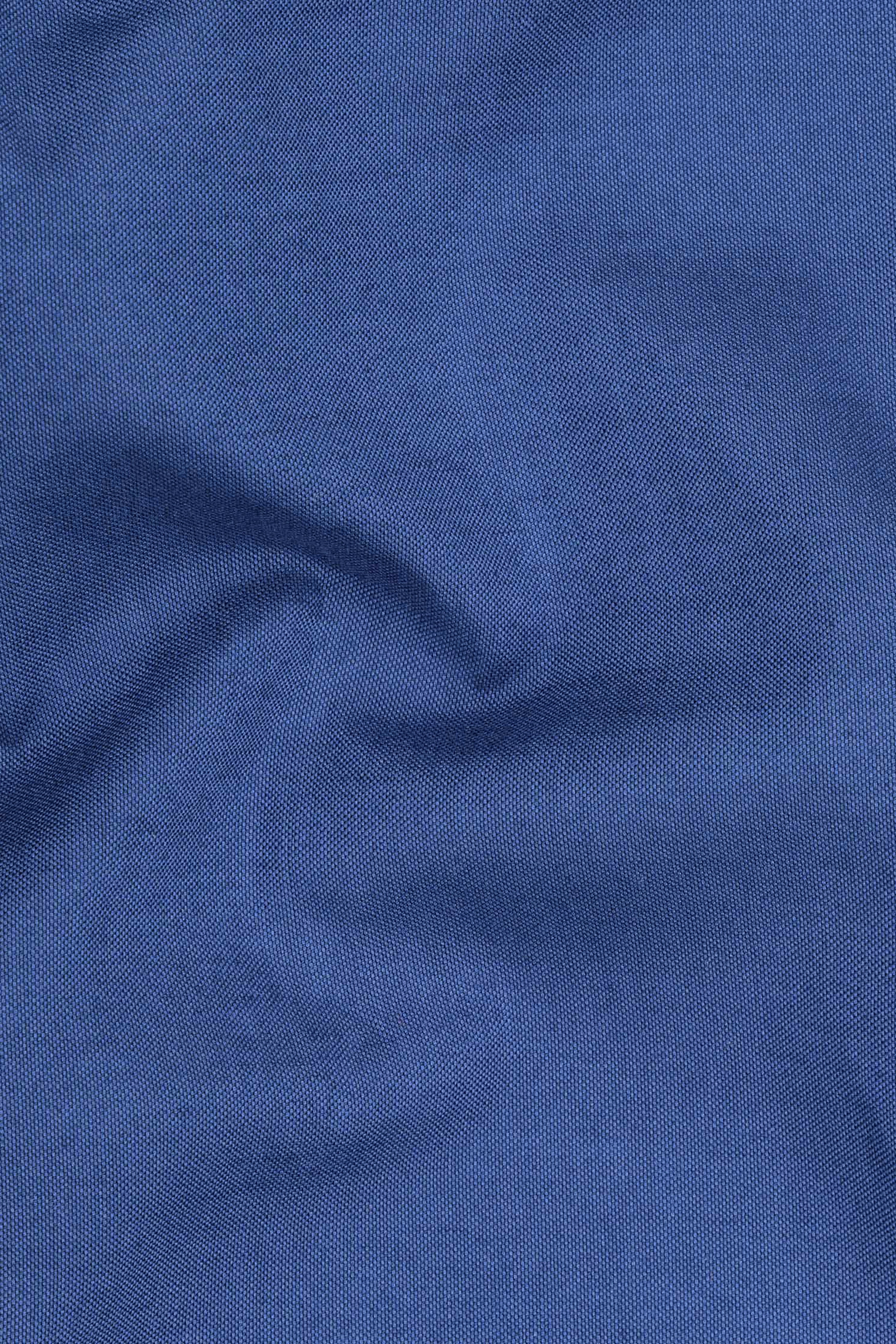 Twilight Blue Luxurious Linen Shirt