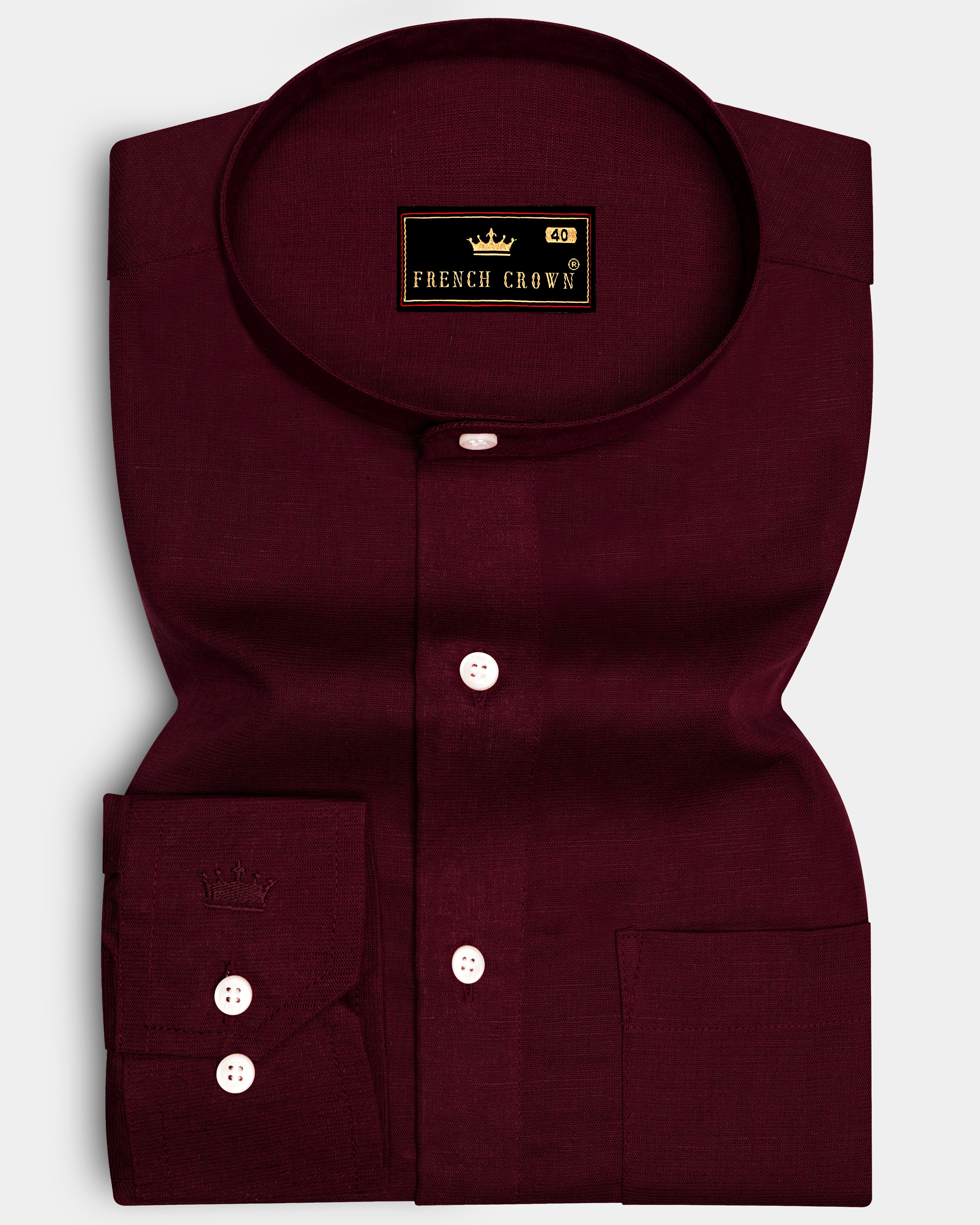 Cocoa Bean Luxurious Linen Shirt