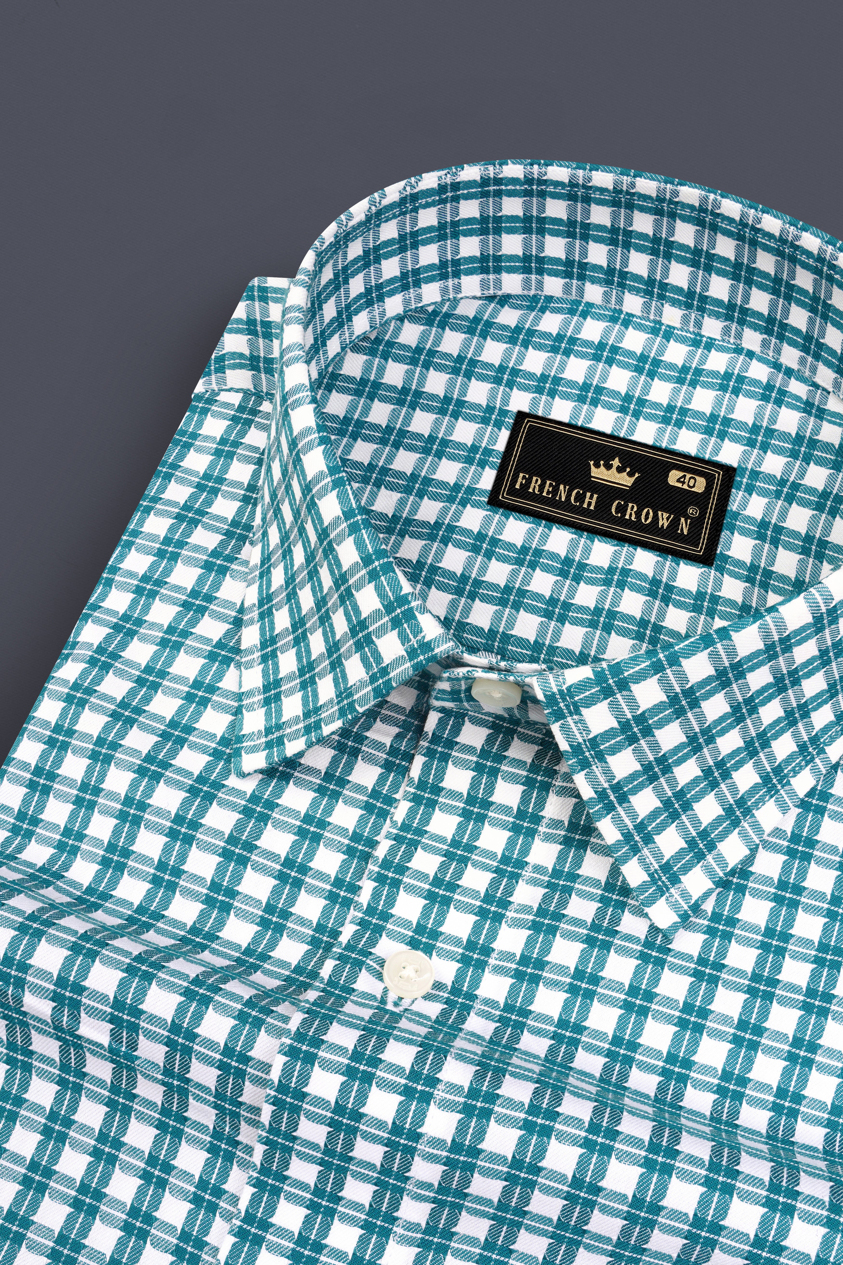 Surfie Checkered Premium Giza Cotton Shirt