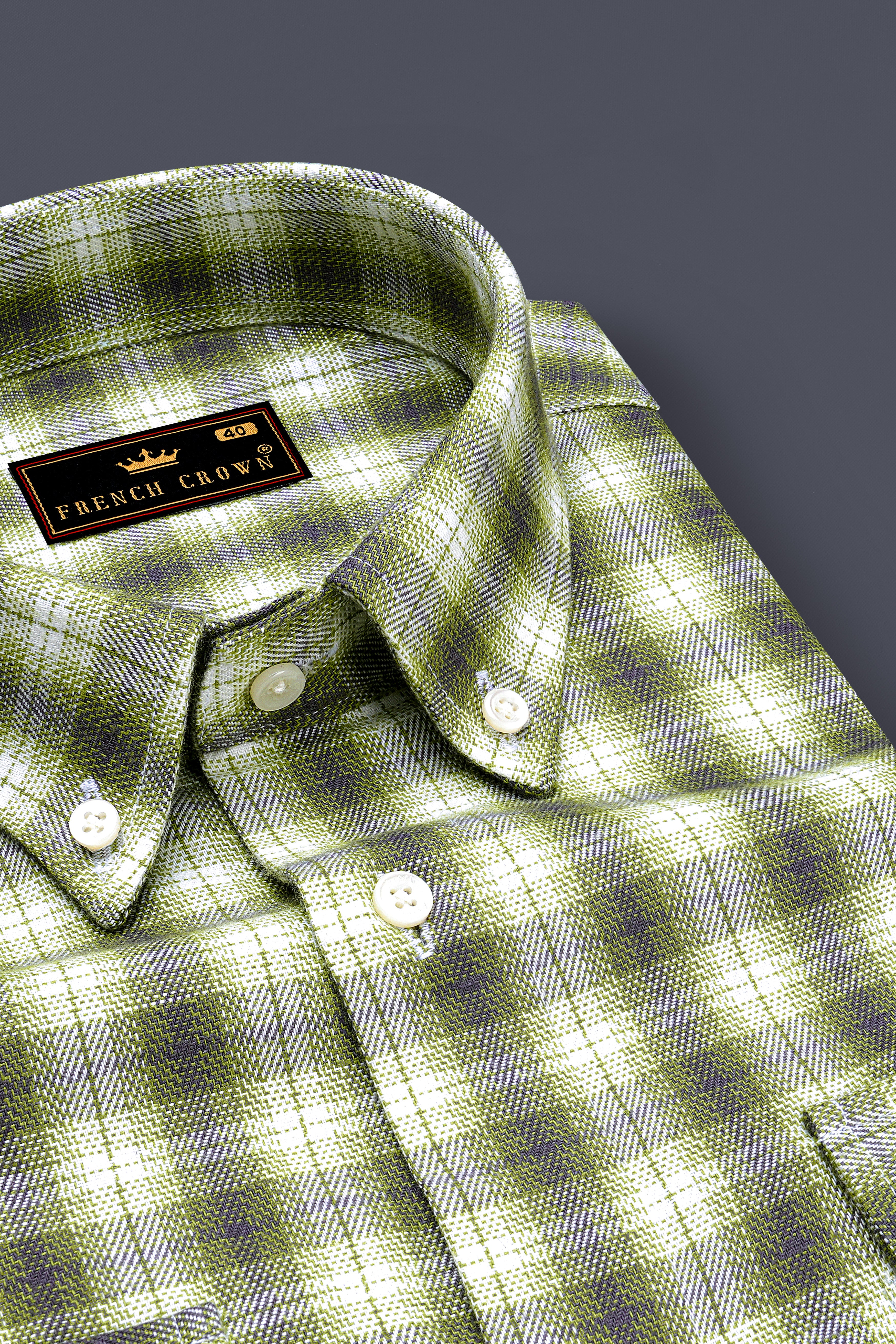 Wild Willow Green Plaid Royal Oxford Overshirt/Shacket