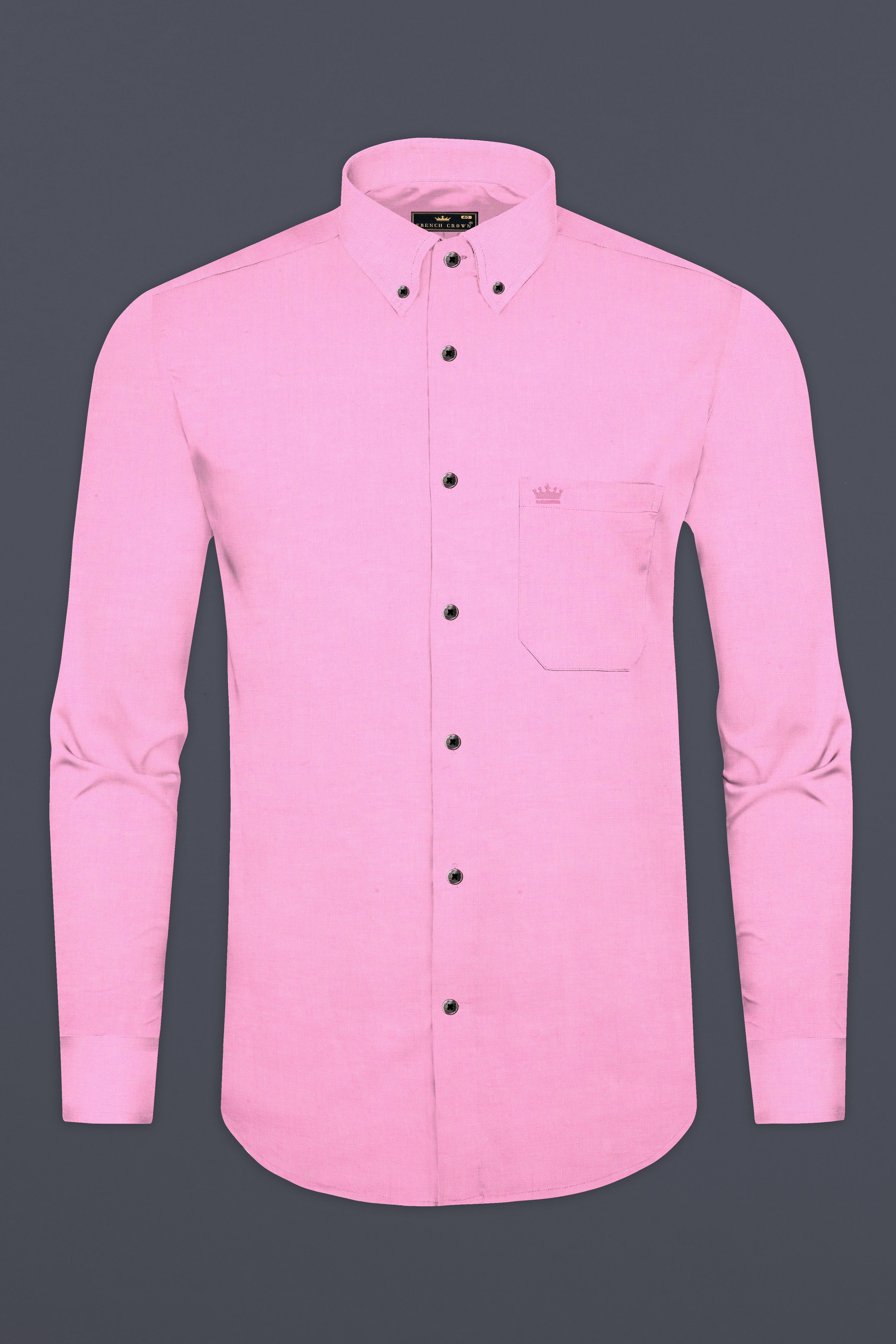 Can Can Pink Luxurious Linen Shirt