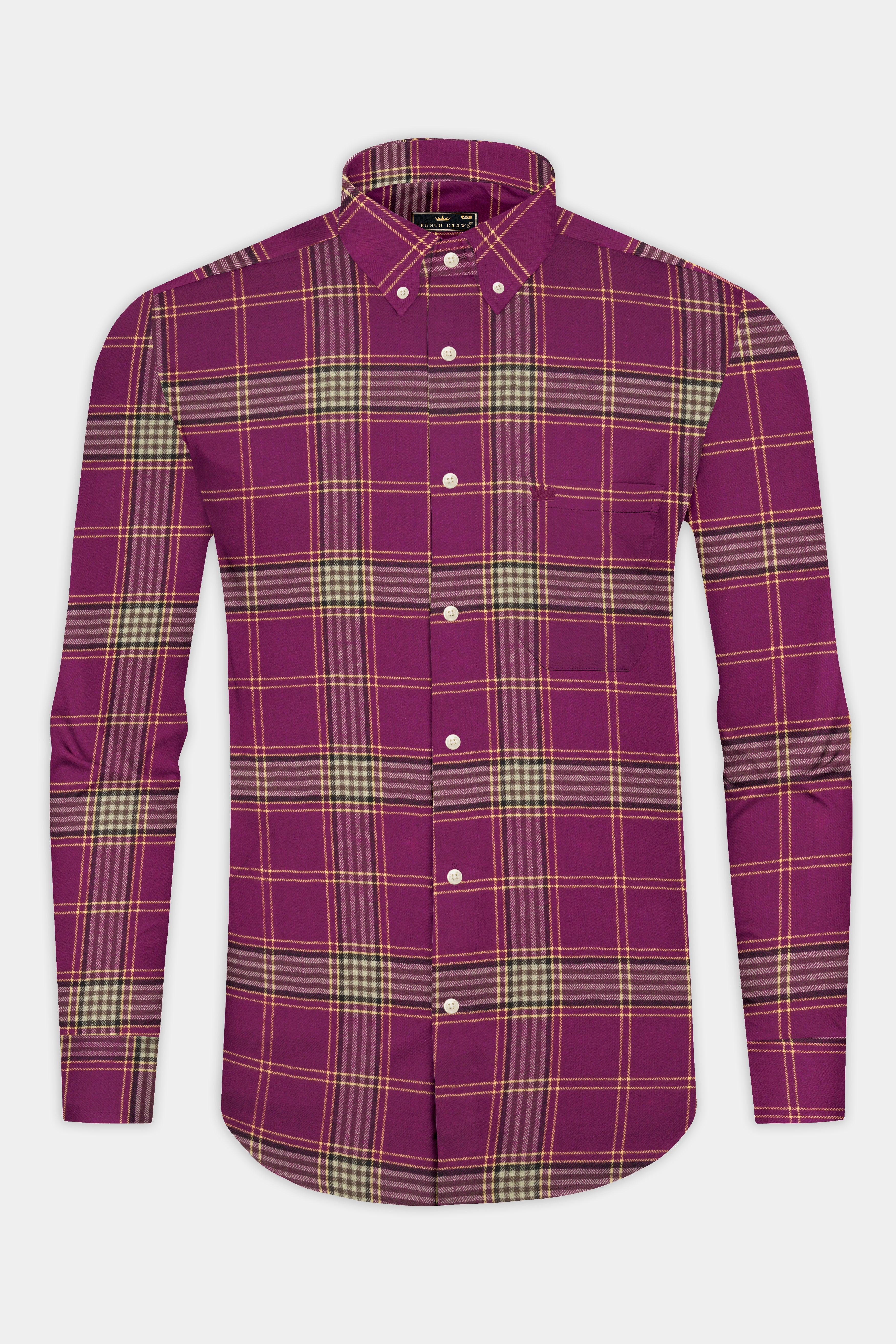 Rouge Plaid Flannel Shirt