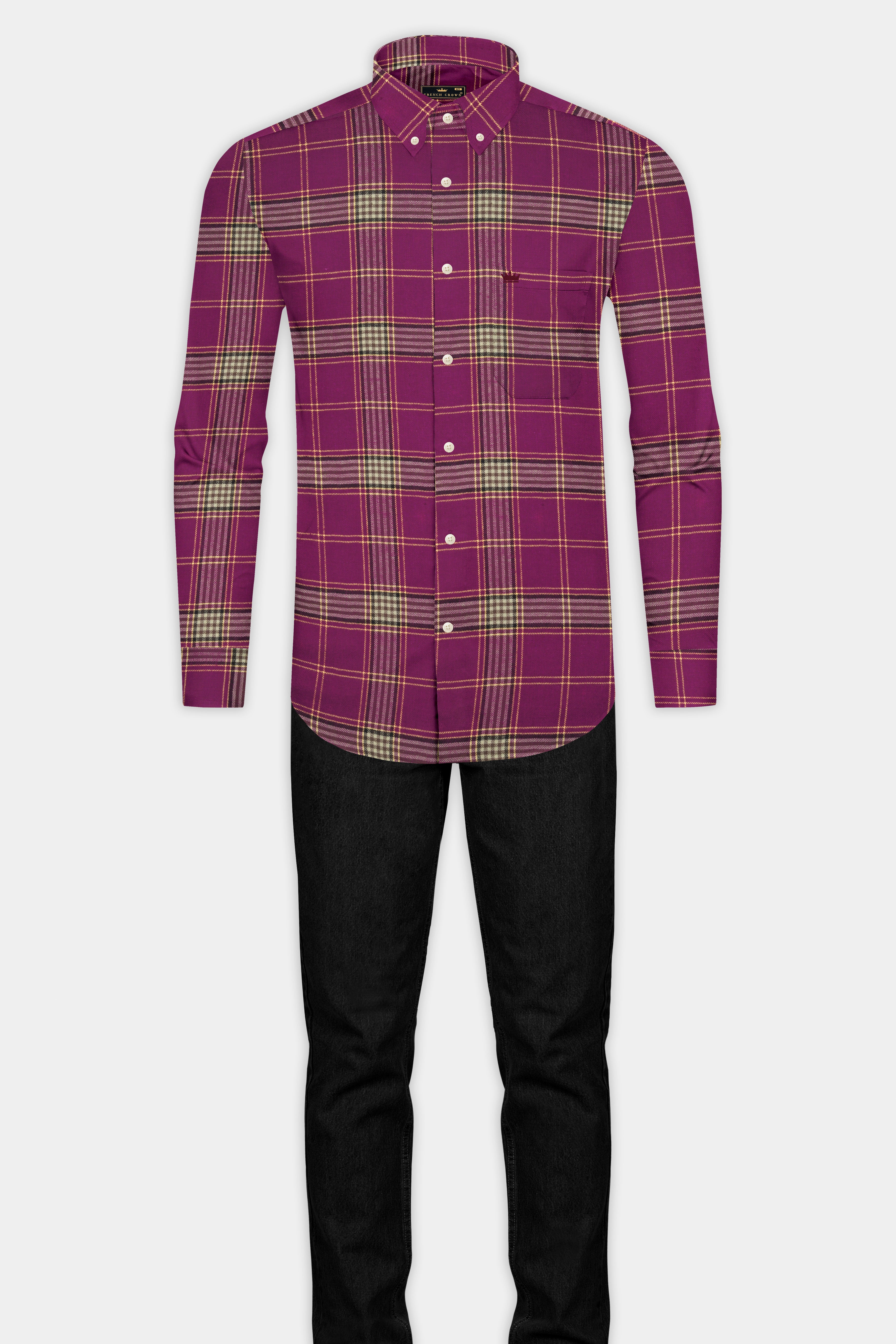 Rouge Plaid Flannel Shirt