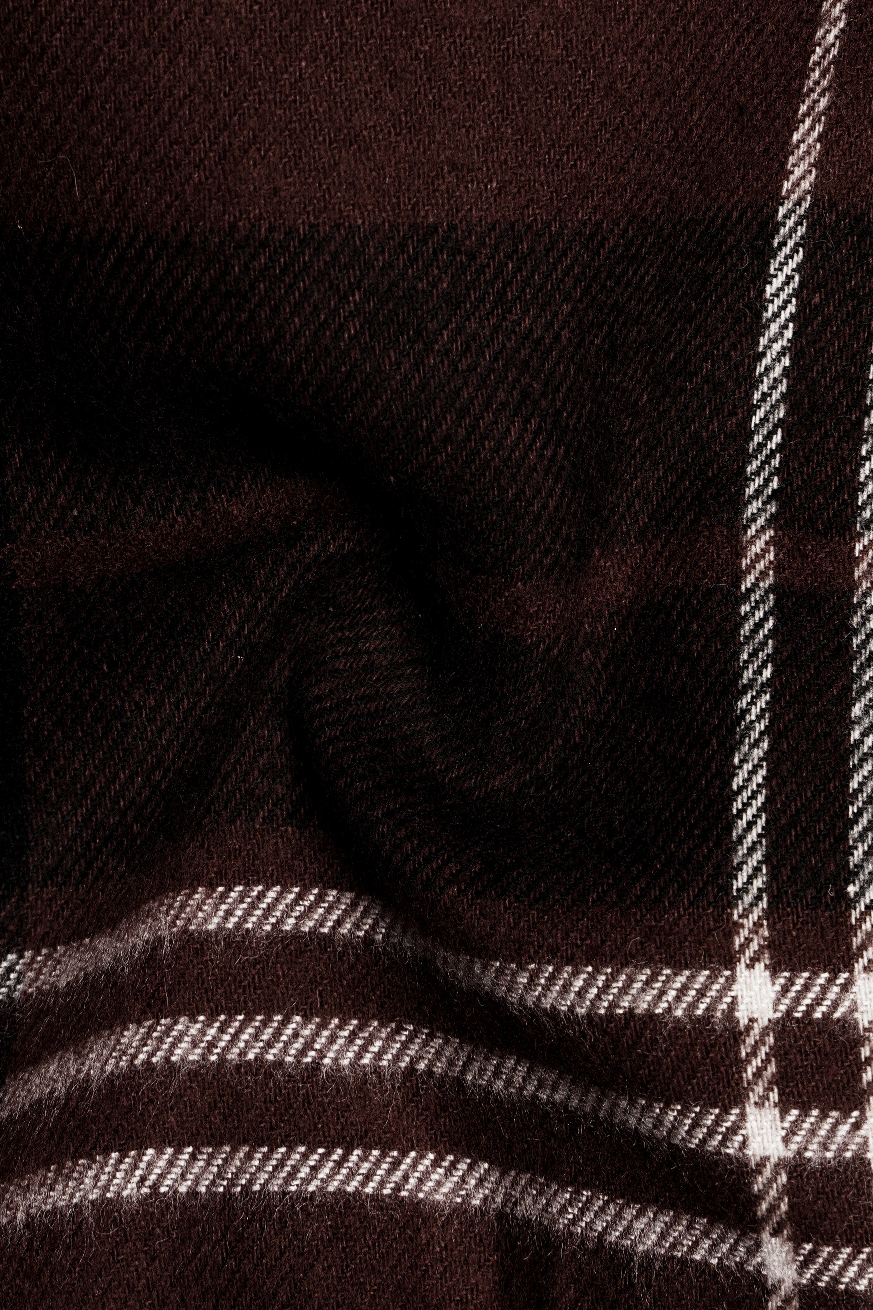 Cab Sav Brown Plaid Super Soft Flannel Overshirt/Shacket