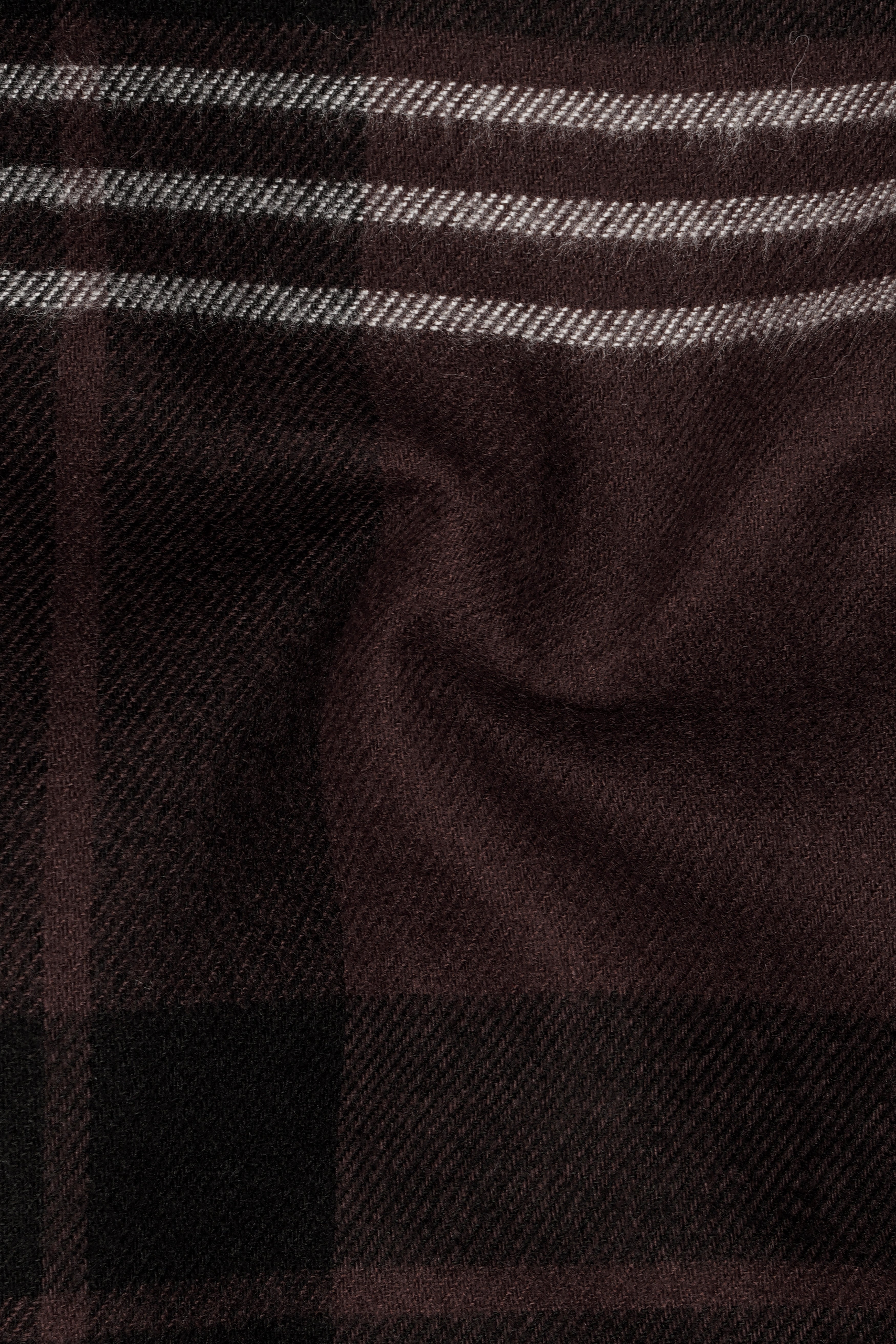 Cab Sav Brown Plaid Super Soft Flannel Overshirt/Shacket