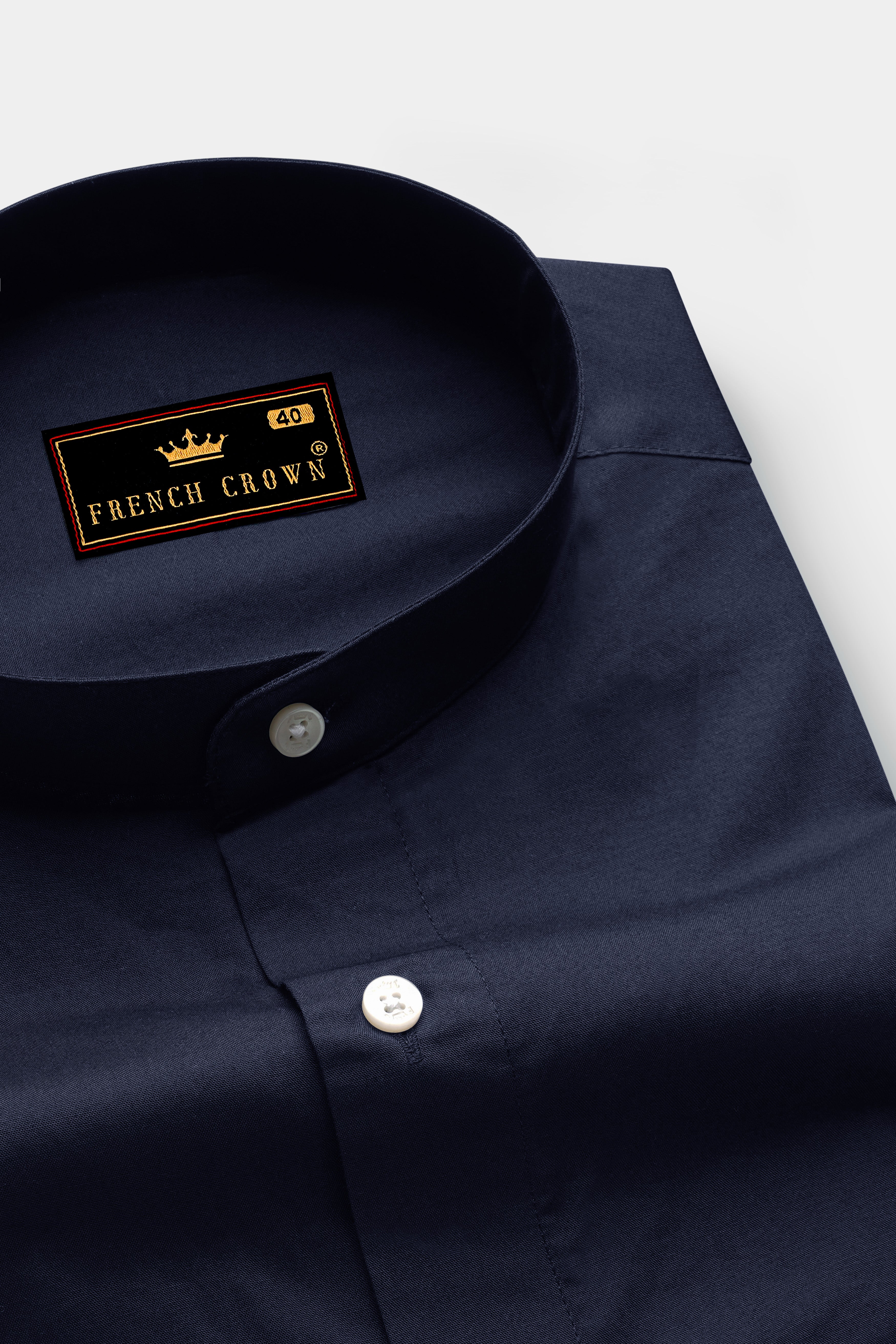 Gunmetal Navy Blue Super Soft Premium Cotton Shirt