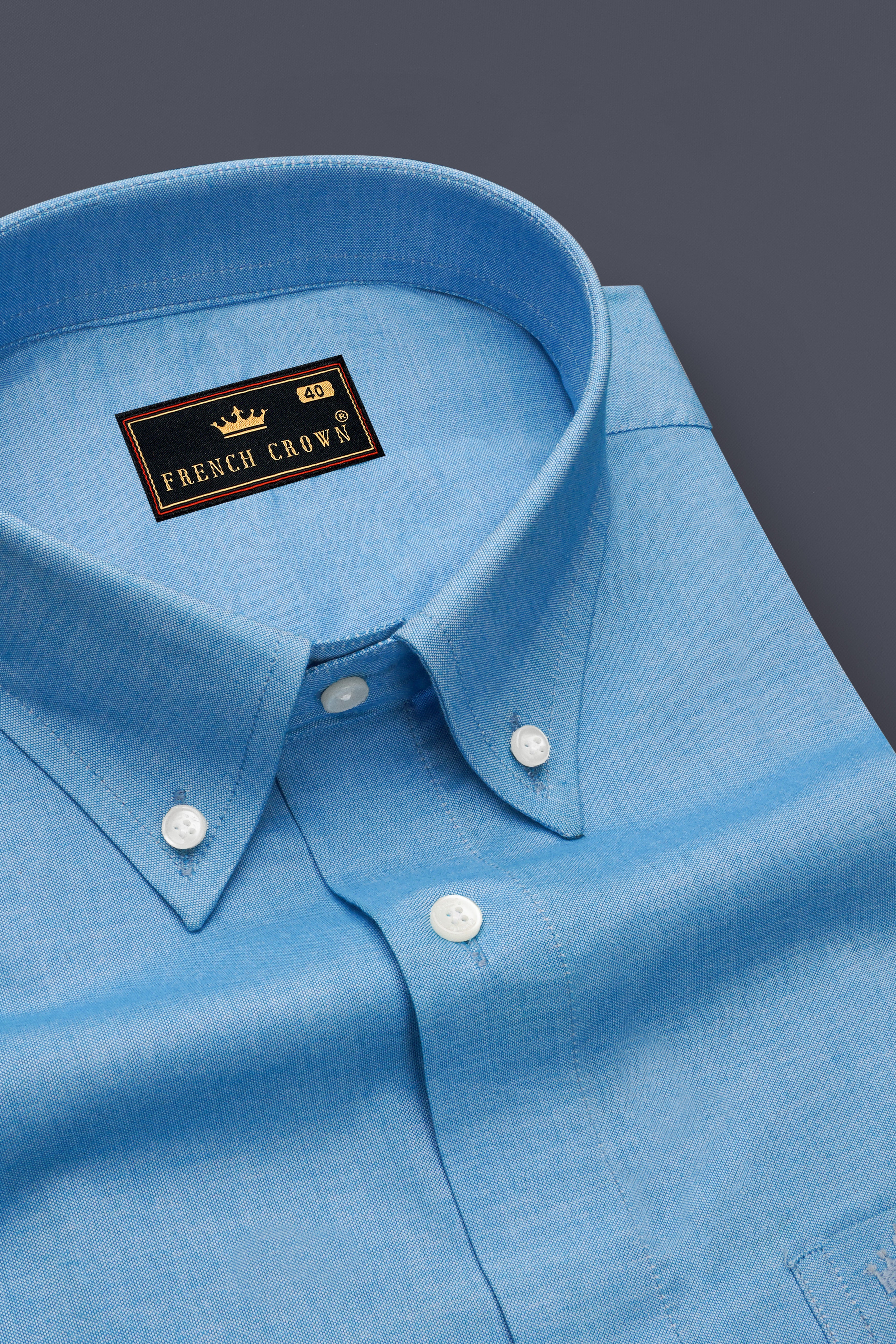 Glacier Blue Royal Oxford Shirt