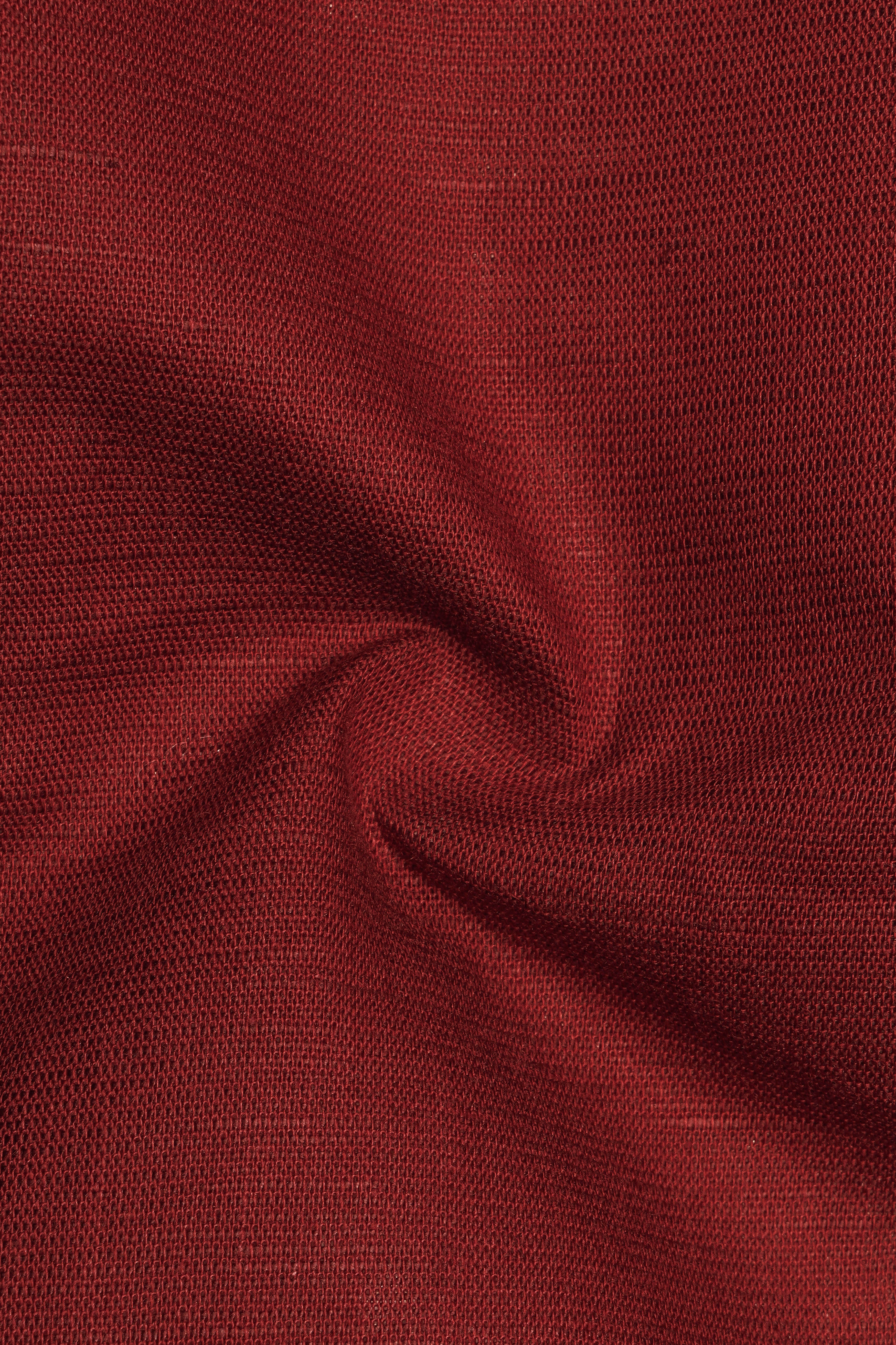 Nutmeg Red Luxurious Linen Shirt