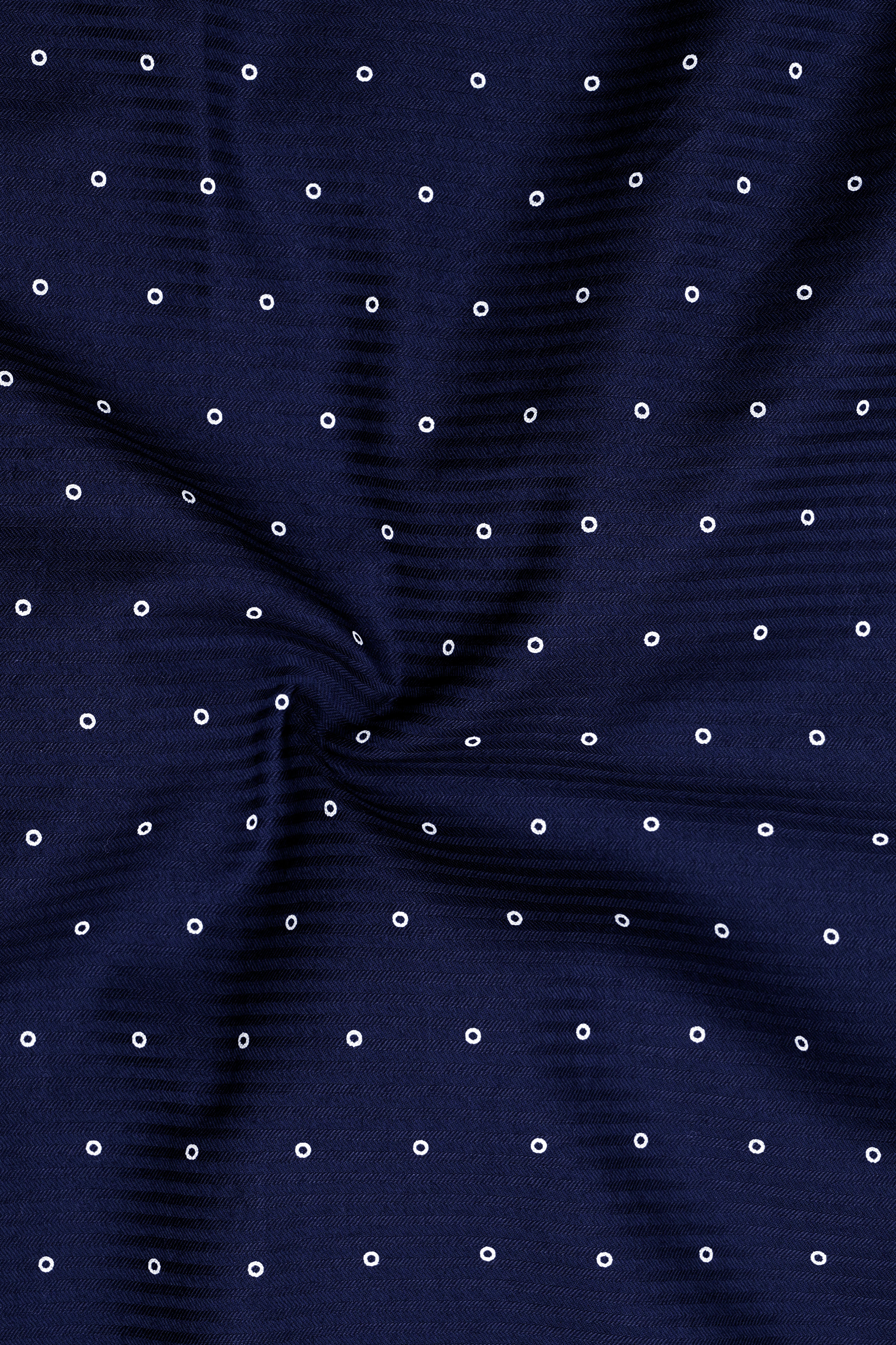 Tangaroa Blue Dobby Textured Premium Giza Cotton Shirt