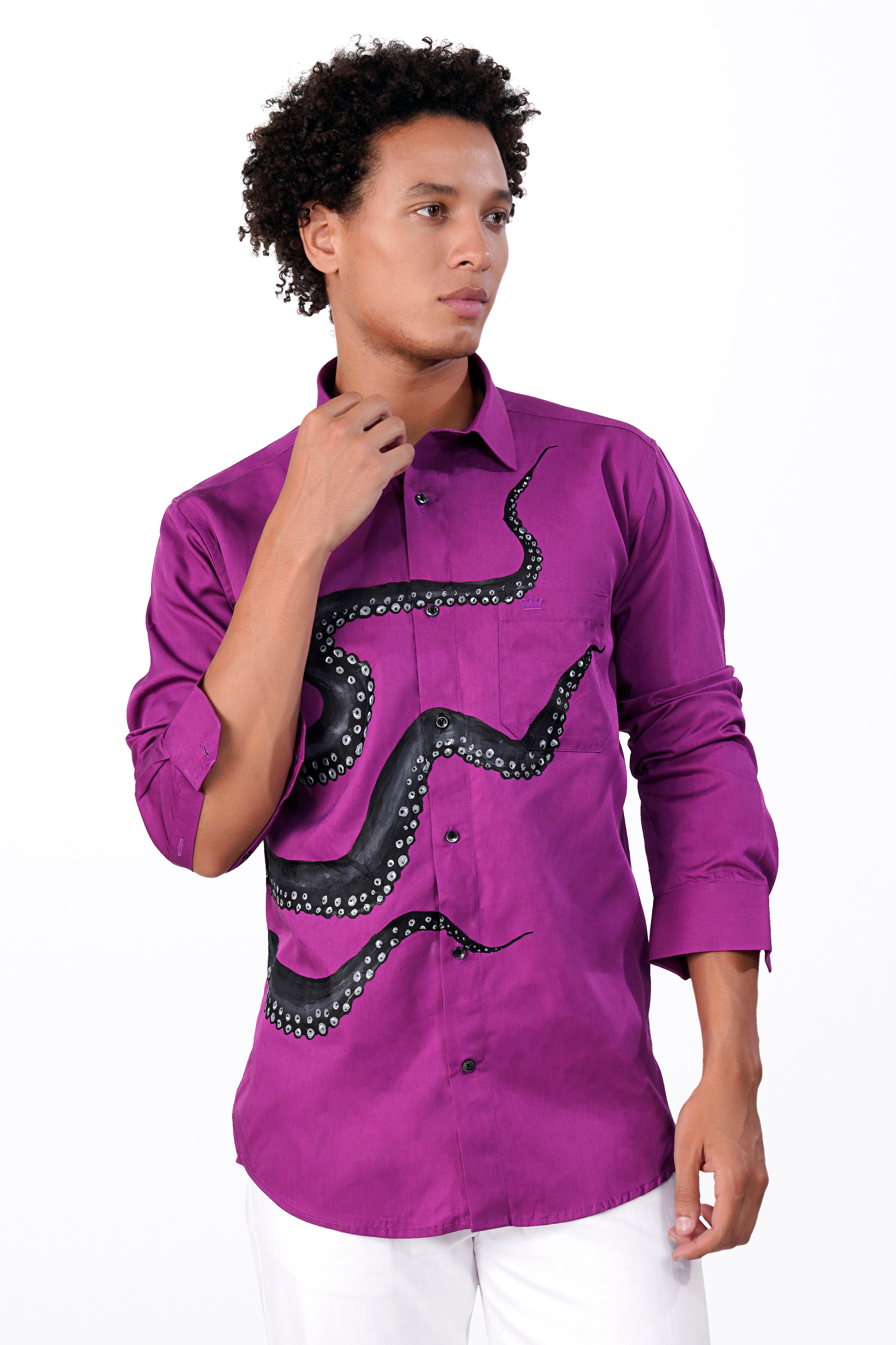 Fandango Pink Hand Painted Premium Cotton Designer Shirt 7970-BLK-ART-38, 7970-BLK-ART-H-38, 7970-BLK-ART-39, 7970-BLK-ART-H-39, 7970-BLK-ART-40, 7970-BLK-ART-H-40, 7970-BLK-ART-42, 7970-BLK-ART-H-42, 7970-BLK-ART-44, 7970-BLK-ART-H-44, 7970-BLK-ART-46, 7970-BLK-ART-H-46, 7970-BLK-ART-48, 7970-BLK-ART-H-48, 7970-BLK-ART-50, 7970-BLK-ART-H-50, 7970-BLK-ART-52, 7970-BLK-ART-H-52