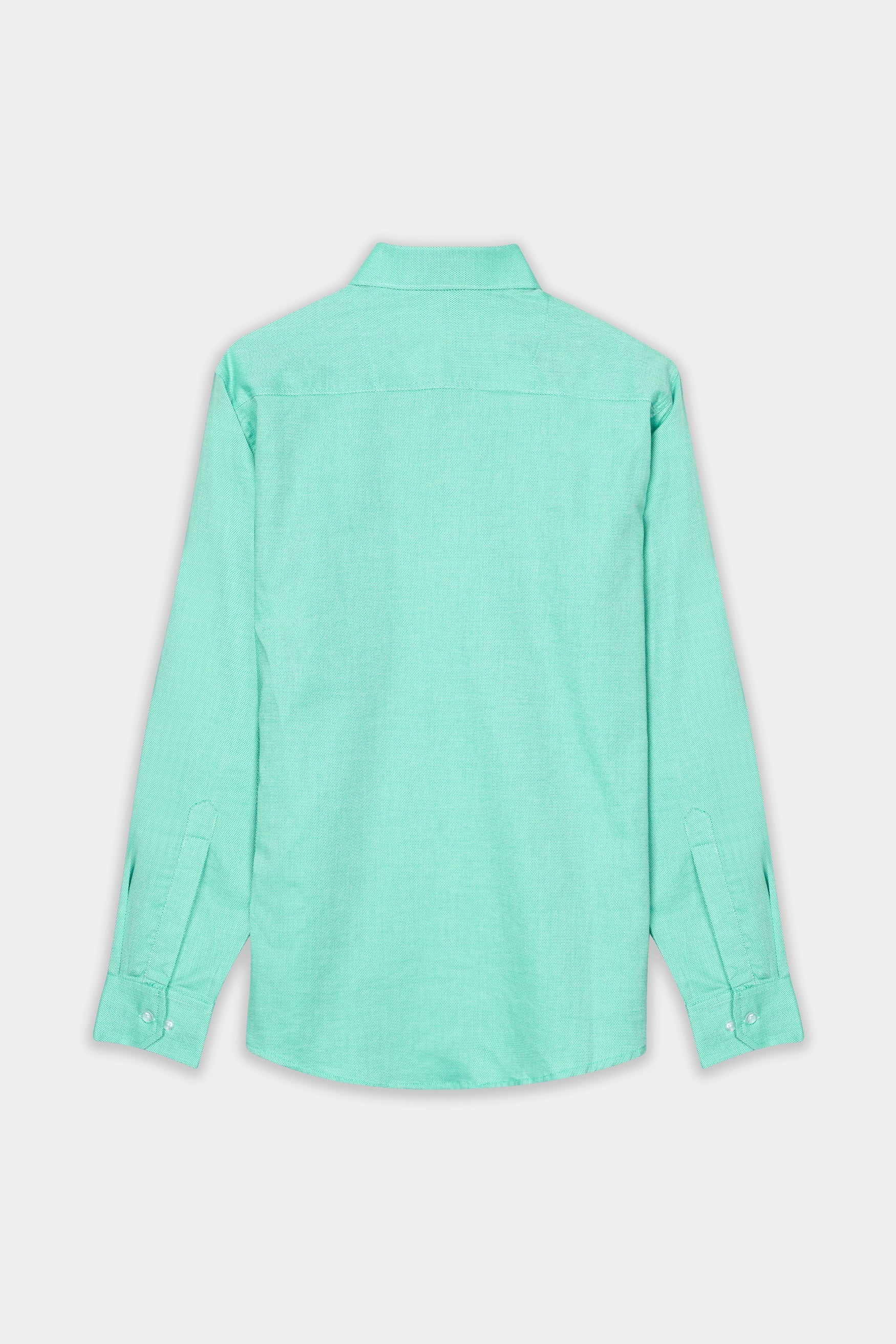 7swords-Tiffany Green textured Premium Cotton Shirt