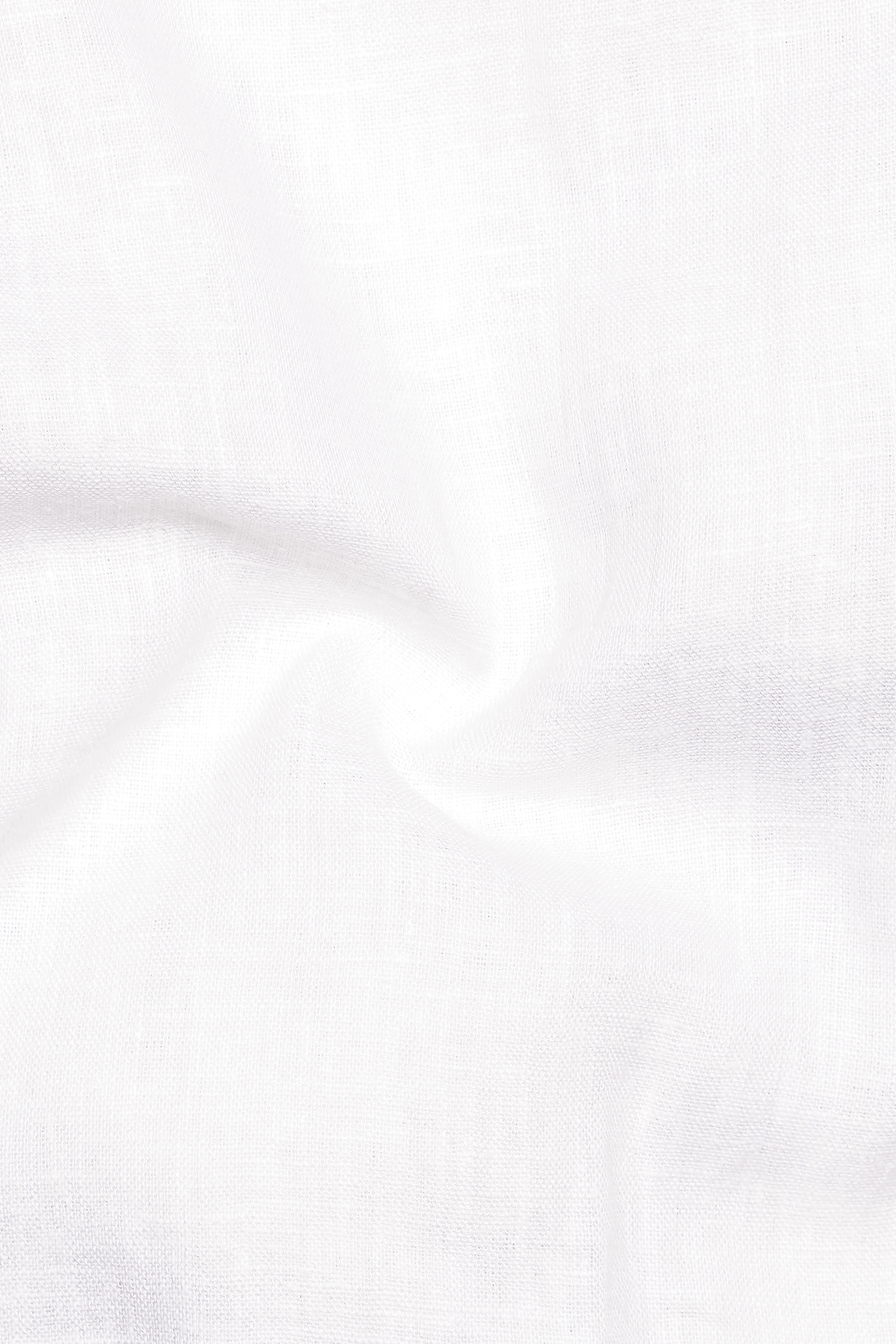 Bright White and Thunder Black Box Textured Luxurious Linen Designer Shirt