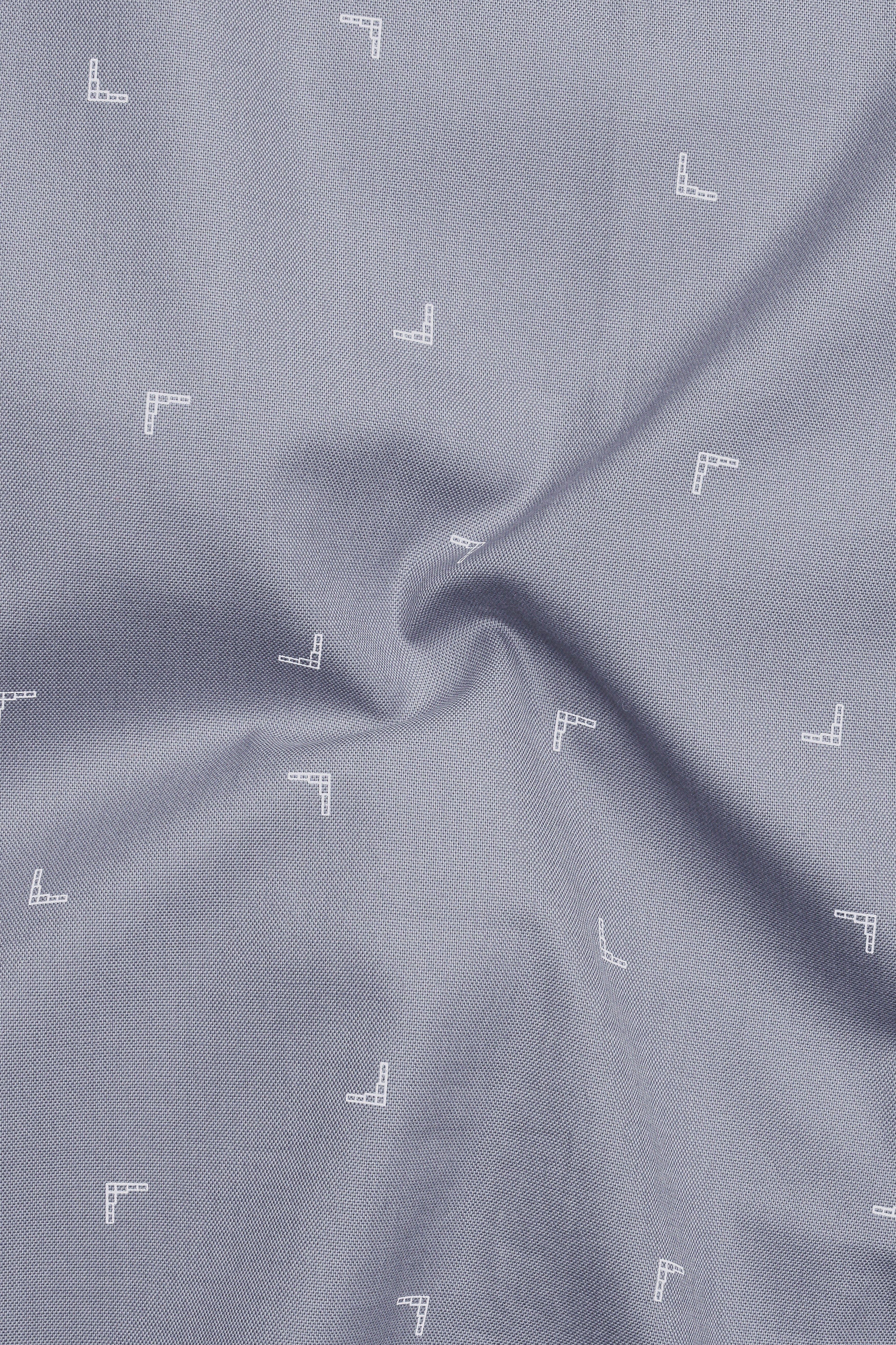 Concord Gray with White Royal Oxford Shirt