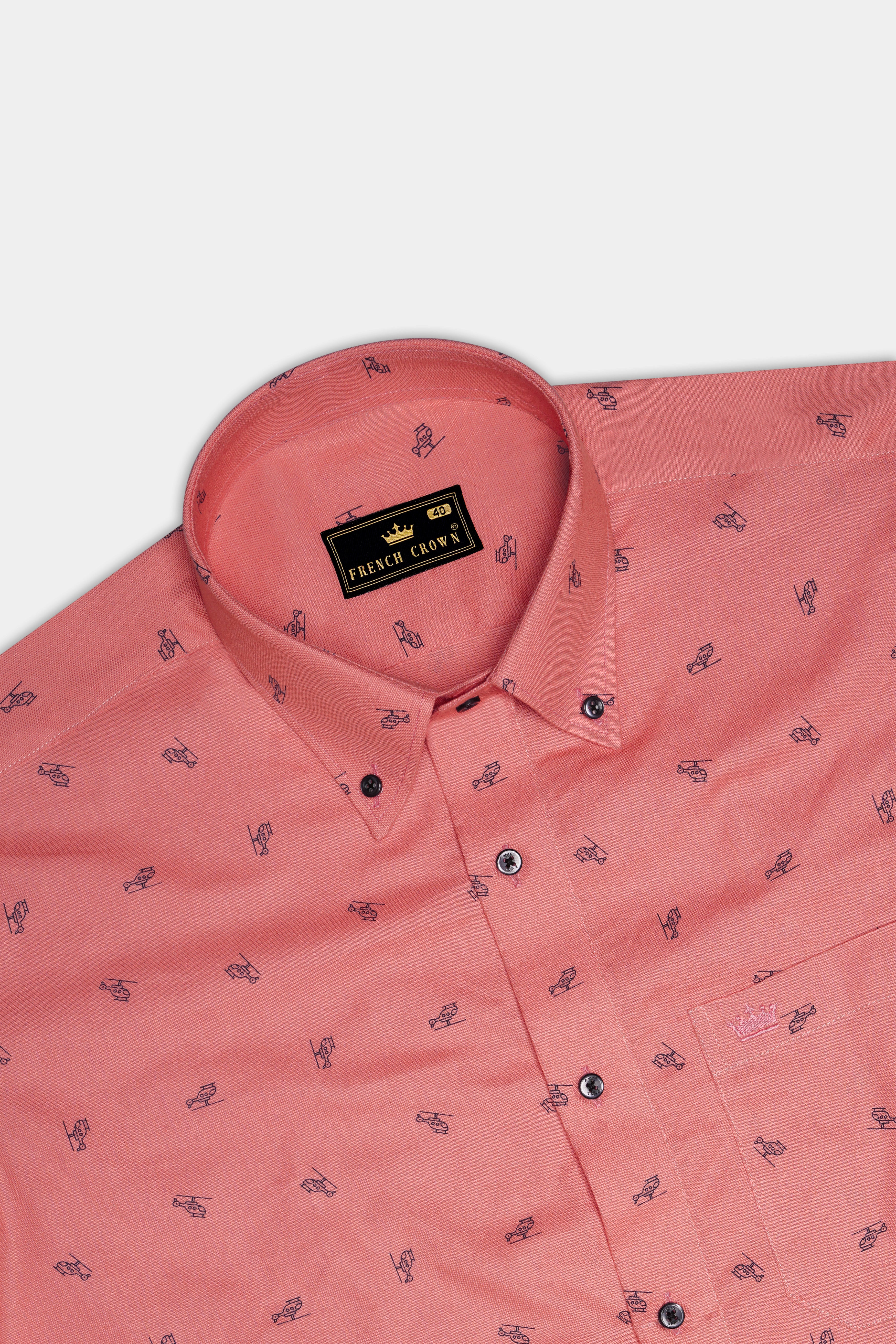 Tonys Pink Royal Oxford Shirt