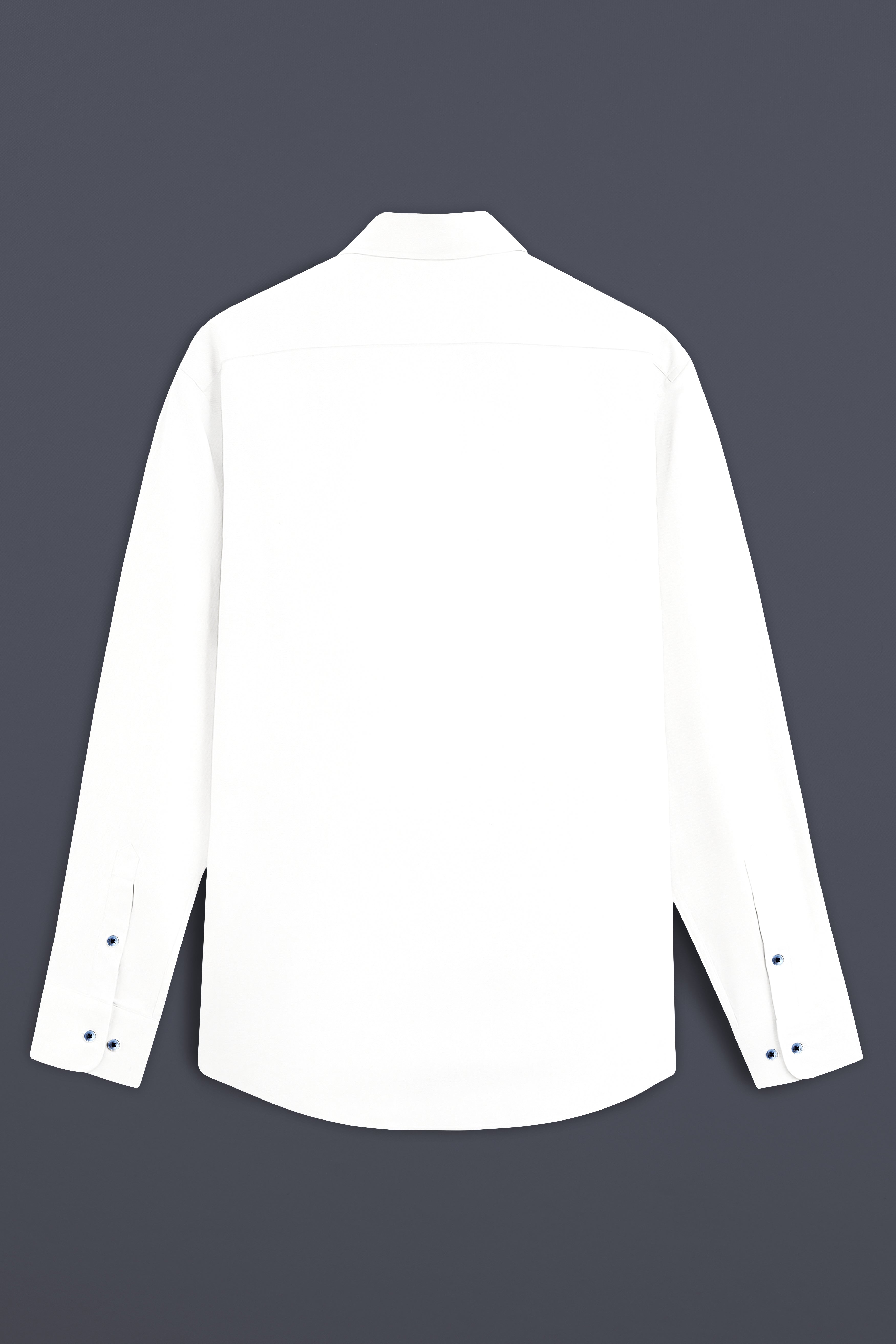 Bright White Japanese Printed Super Soft Premium Cotton Shirt