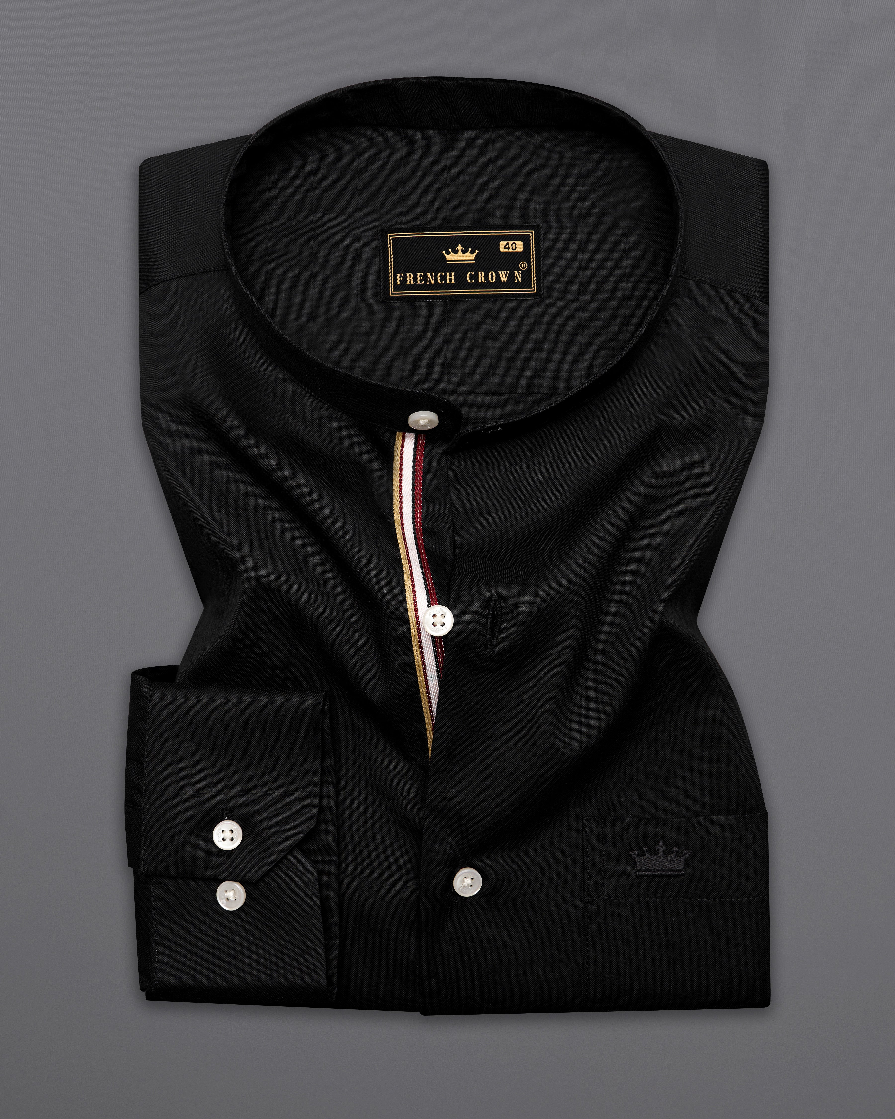 Jade Black Royal Oxford Shirt