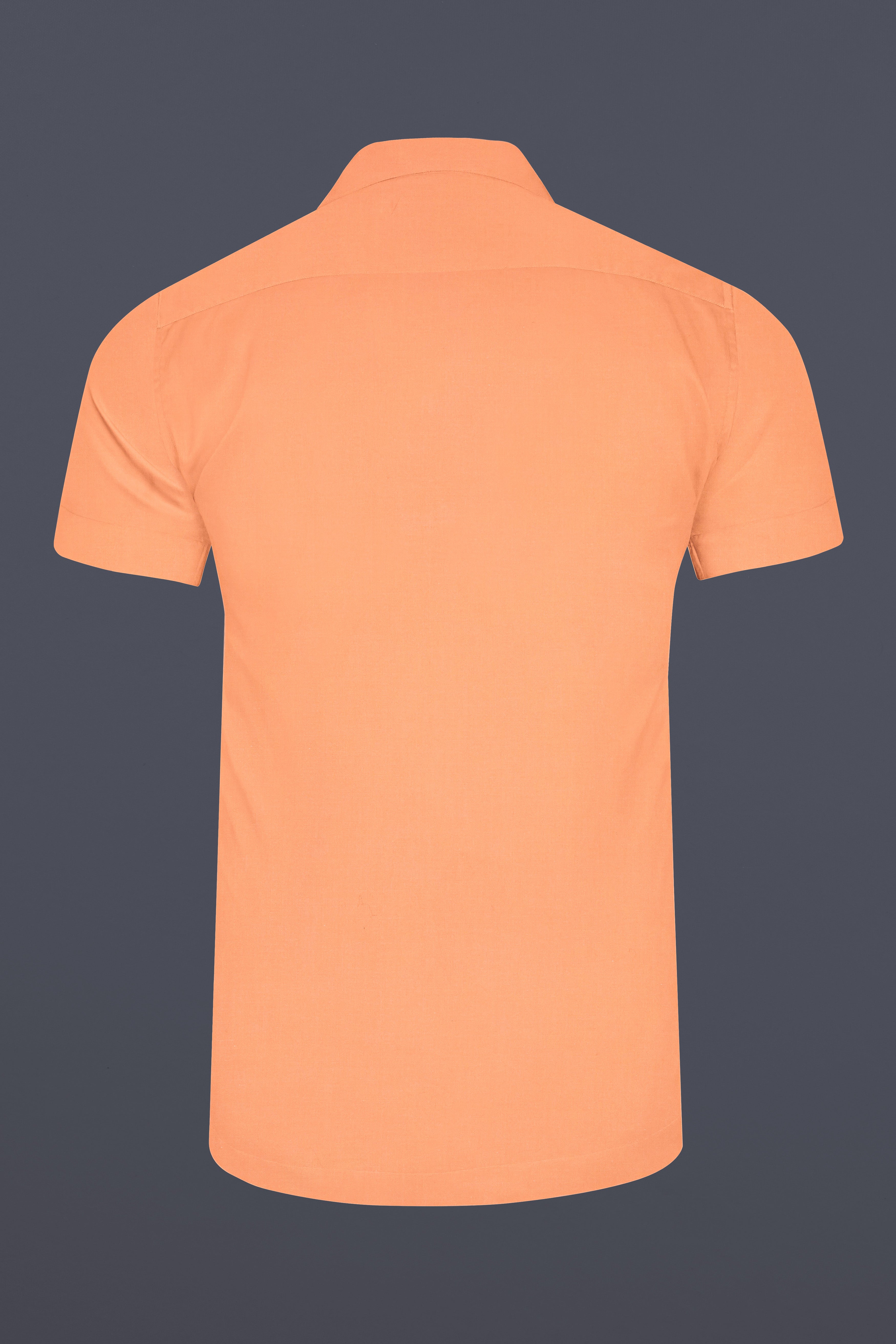 Tacao Orange Premium Cotton Designer Shirt
