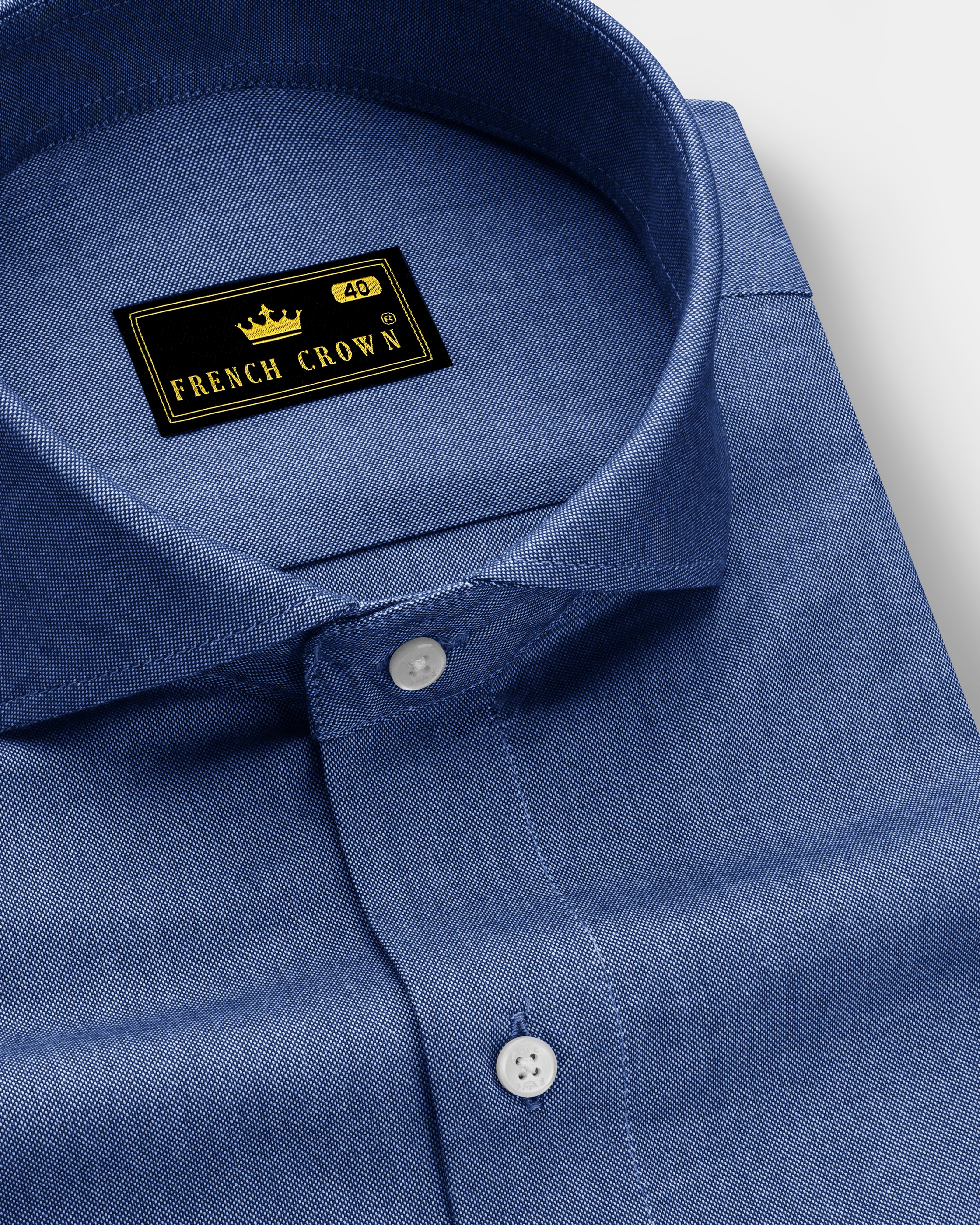 Slate Blue Royal Oxford Shirt