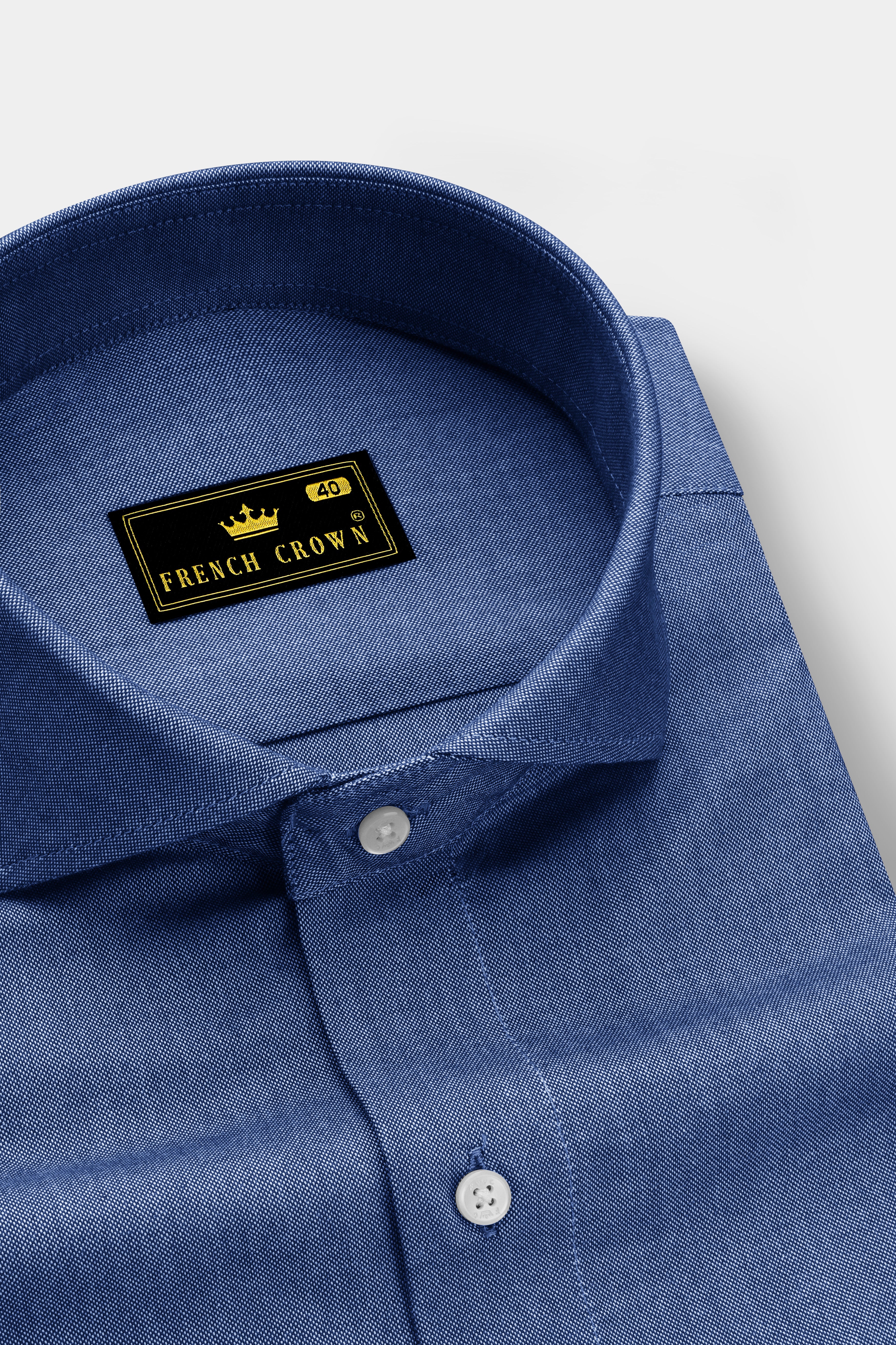 Slate Blue Royal Oxford Shirt