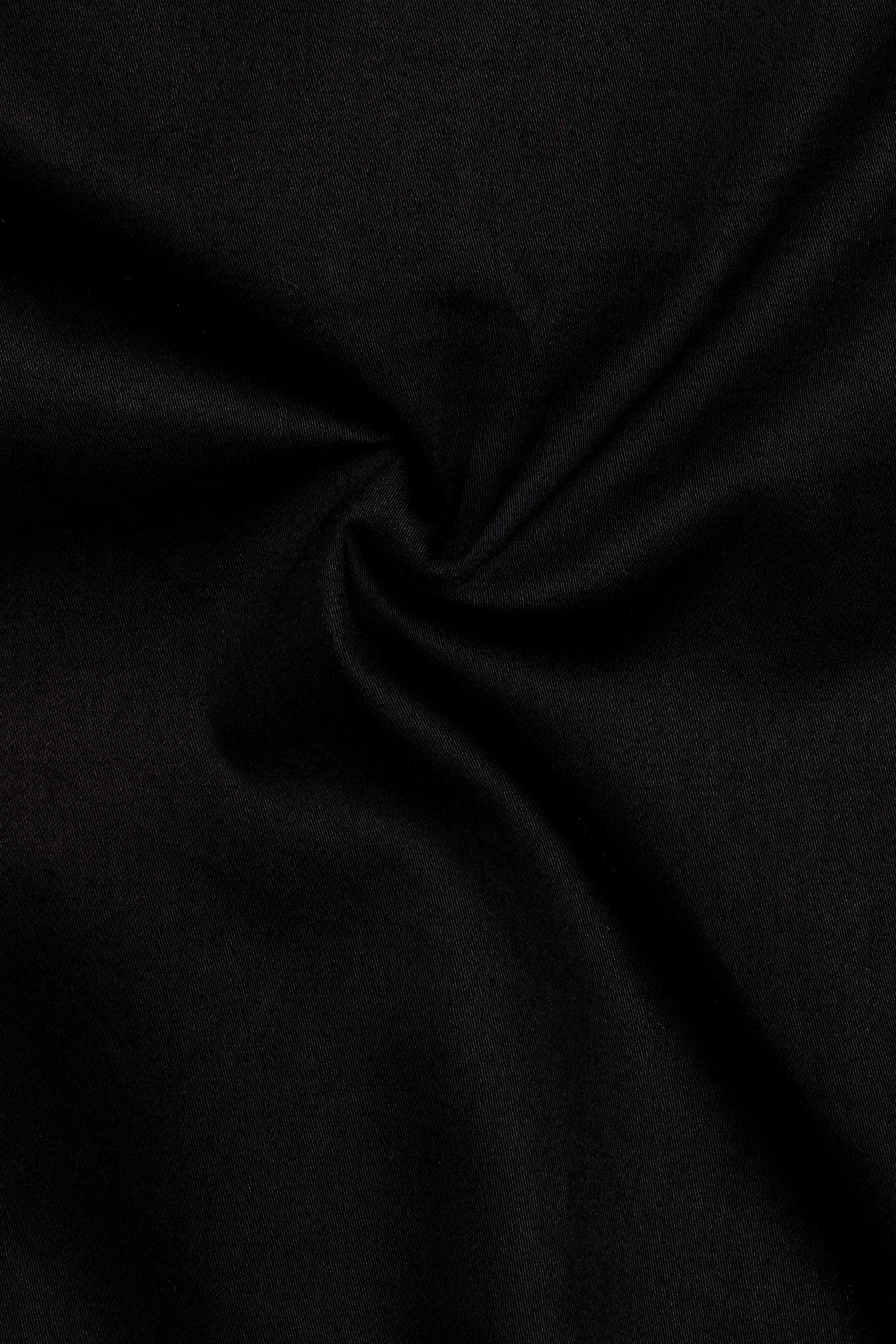 Thunder Violet with Jade Black Super Soft Premium Cotton Designer Shirt