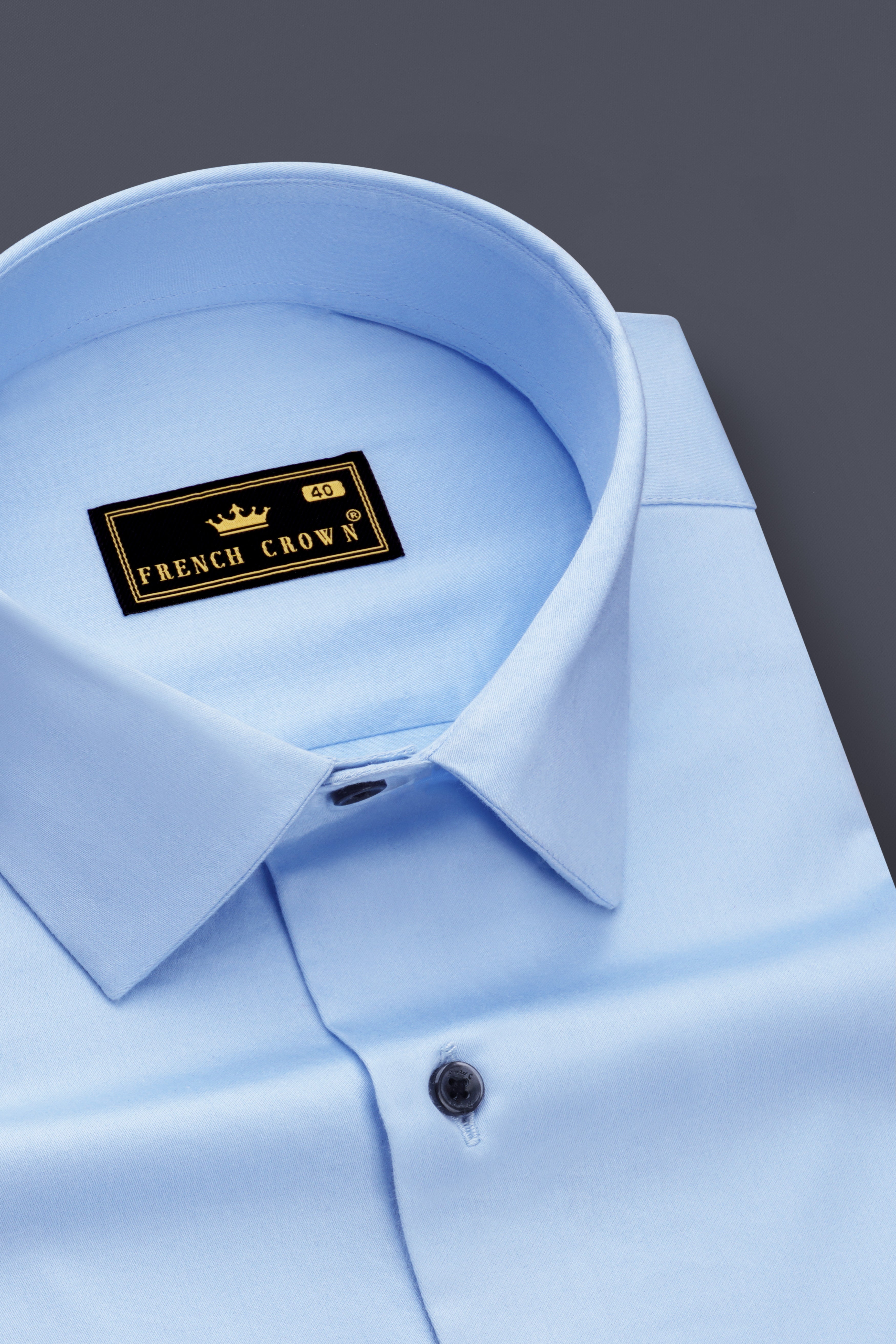 Tropical  Blue Subtle Sheen Super Soft Premium Cotton Shirt
