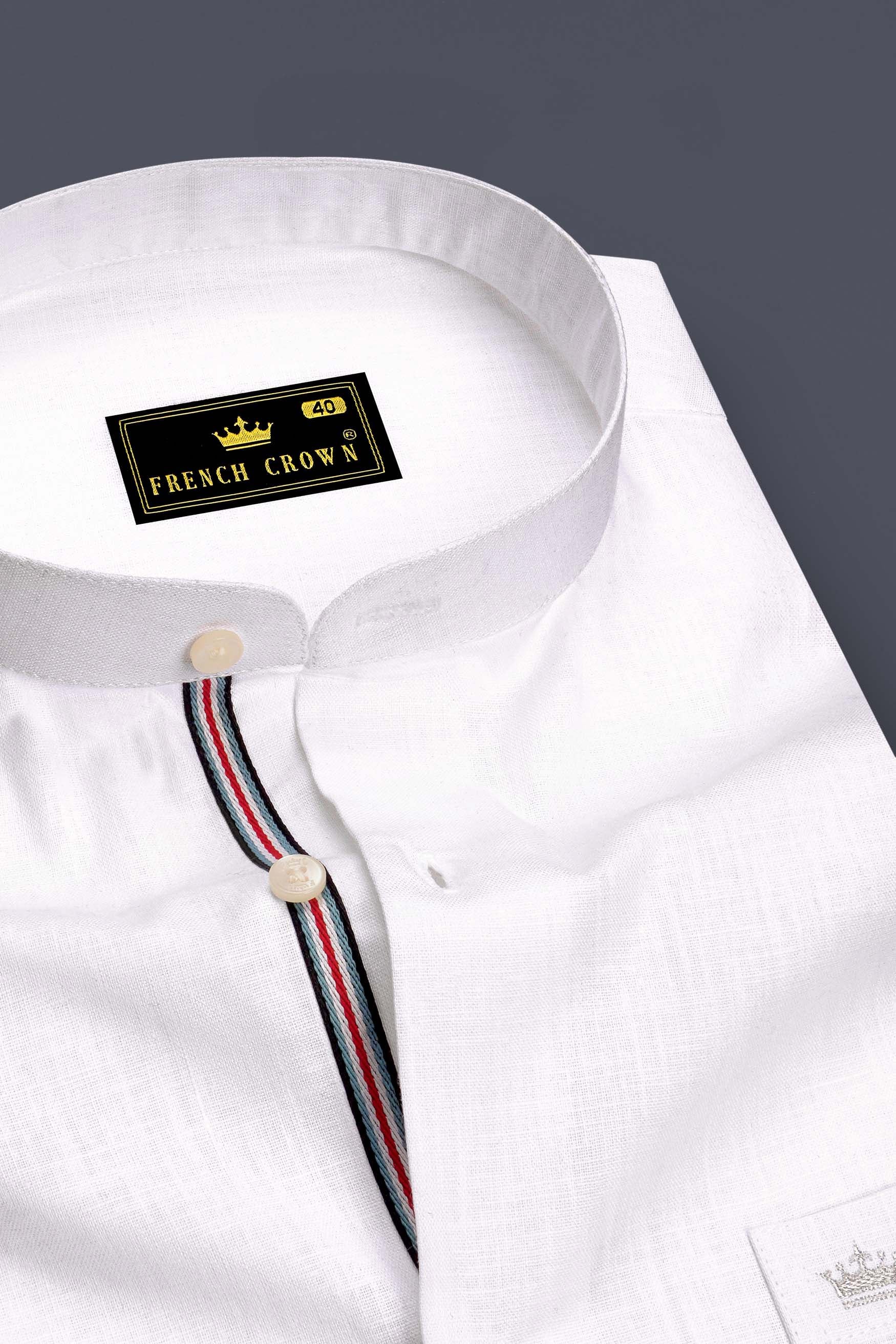 Snow White Luxurious Linen Shirt