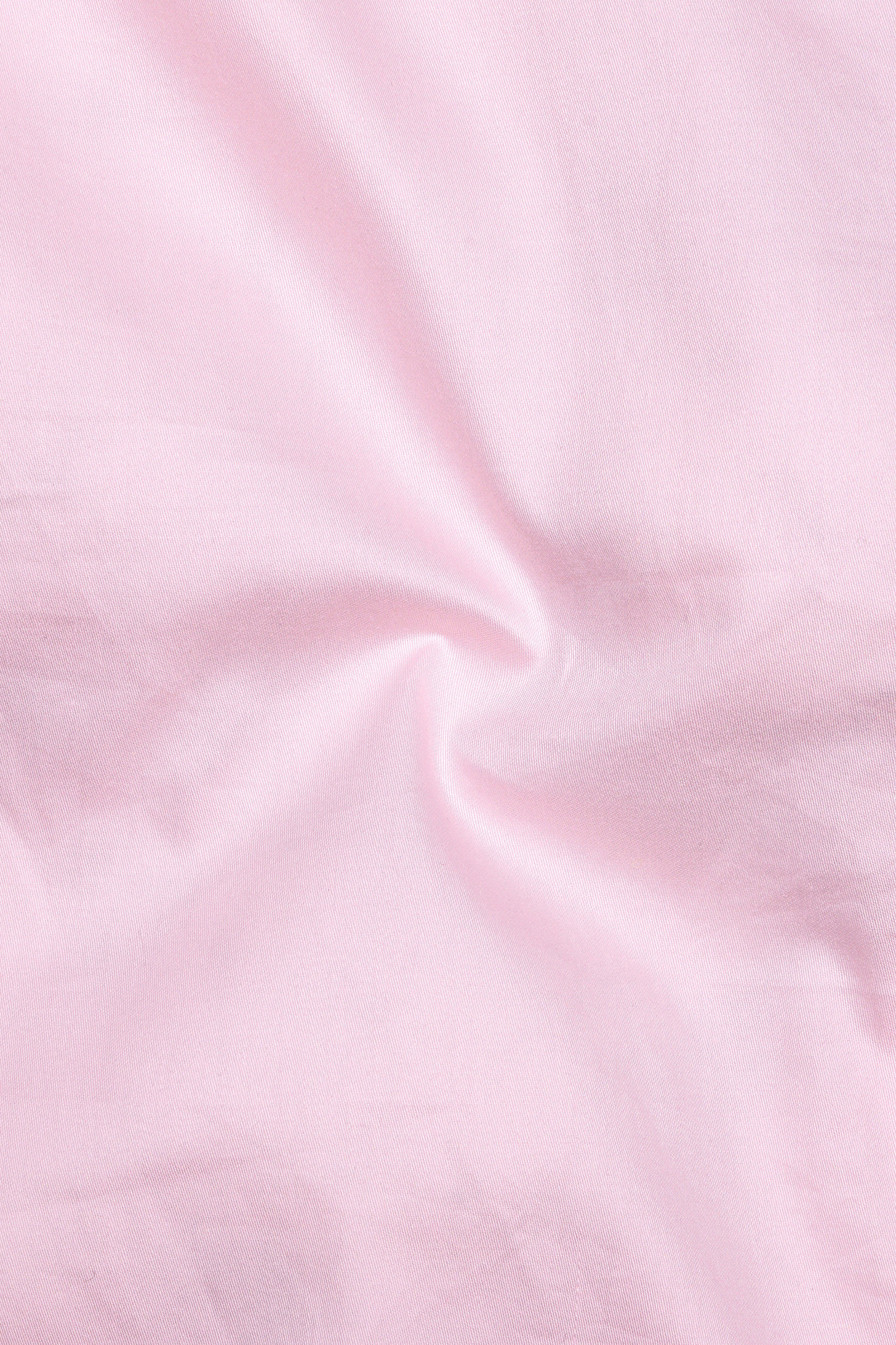 Pinocchio Pink Subtle Sheen Snake Pleated Super Soft Premium Cotton Tuxedo Shirt