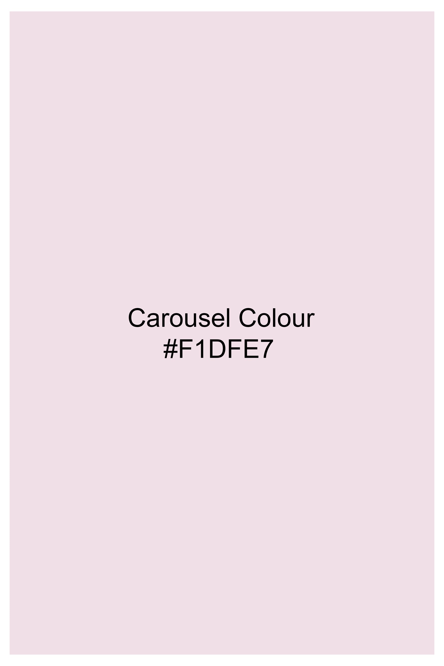 Carousel Pink Aesthetic Lion Printed Subtle Sheen Super Soft Premium Cotton Designer Shirt