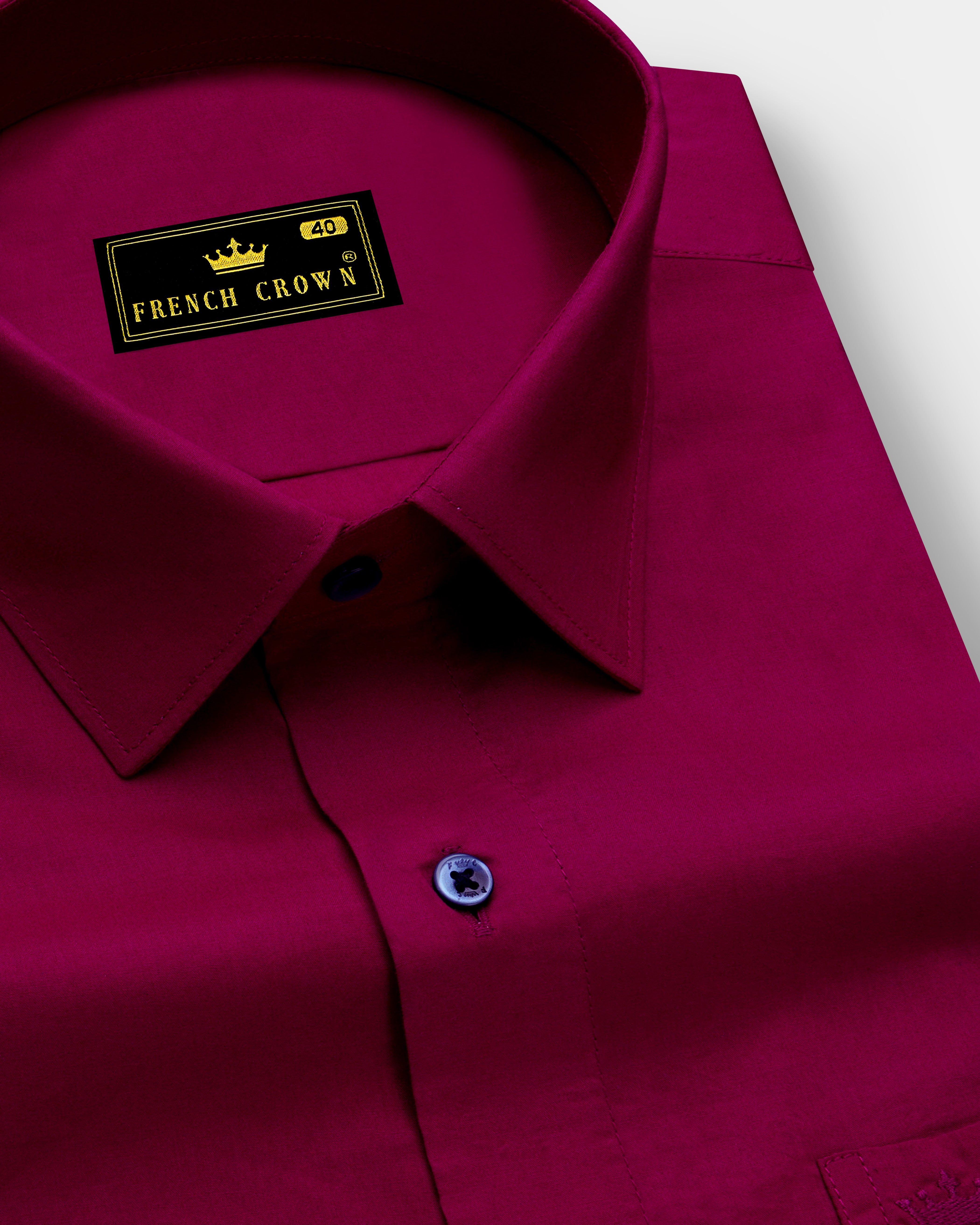 Claret Maroon Super Soft Premium Cotton Shirt